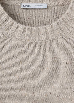 Wool-blend knitted jumper — Medium Brown 7