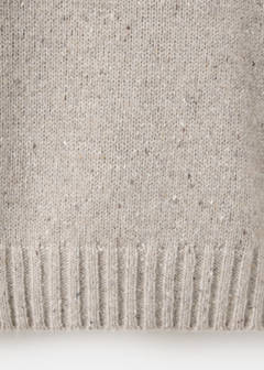 Wool-blend knitted jumper — Medium Brown 8
