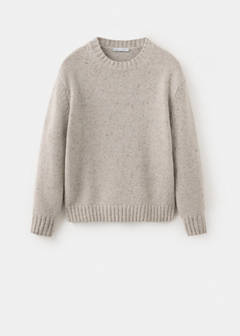 Wool-blend knitted jumper — Medium Brown 6