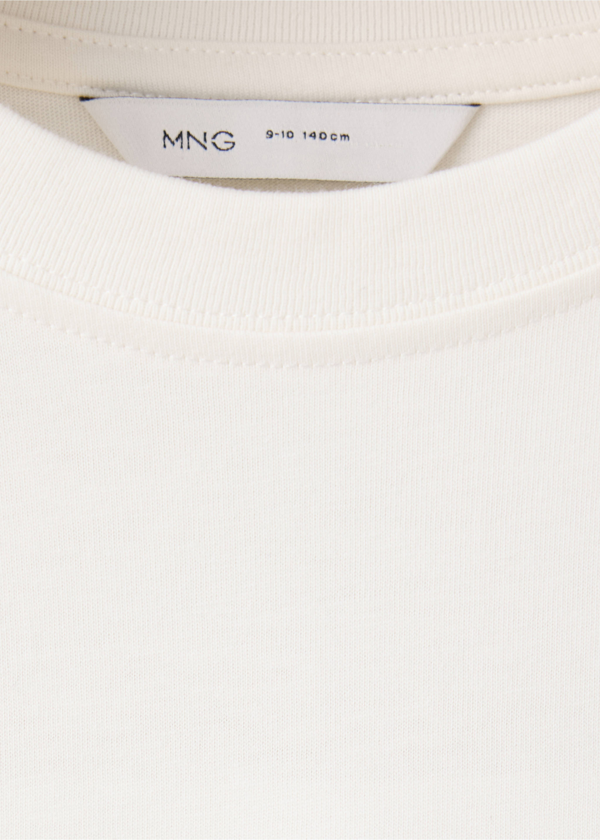 Printed oversize t-shirt - Details of the article 8, Off White. Ref: 37037913-00.