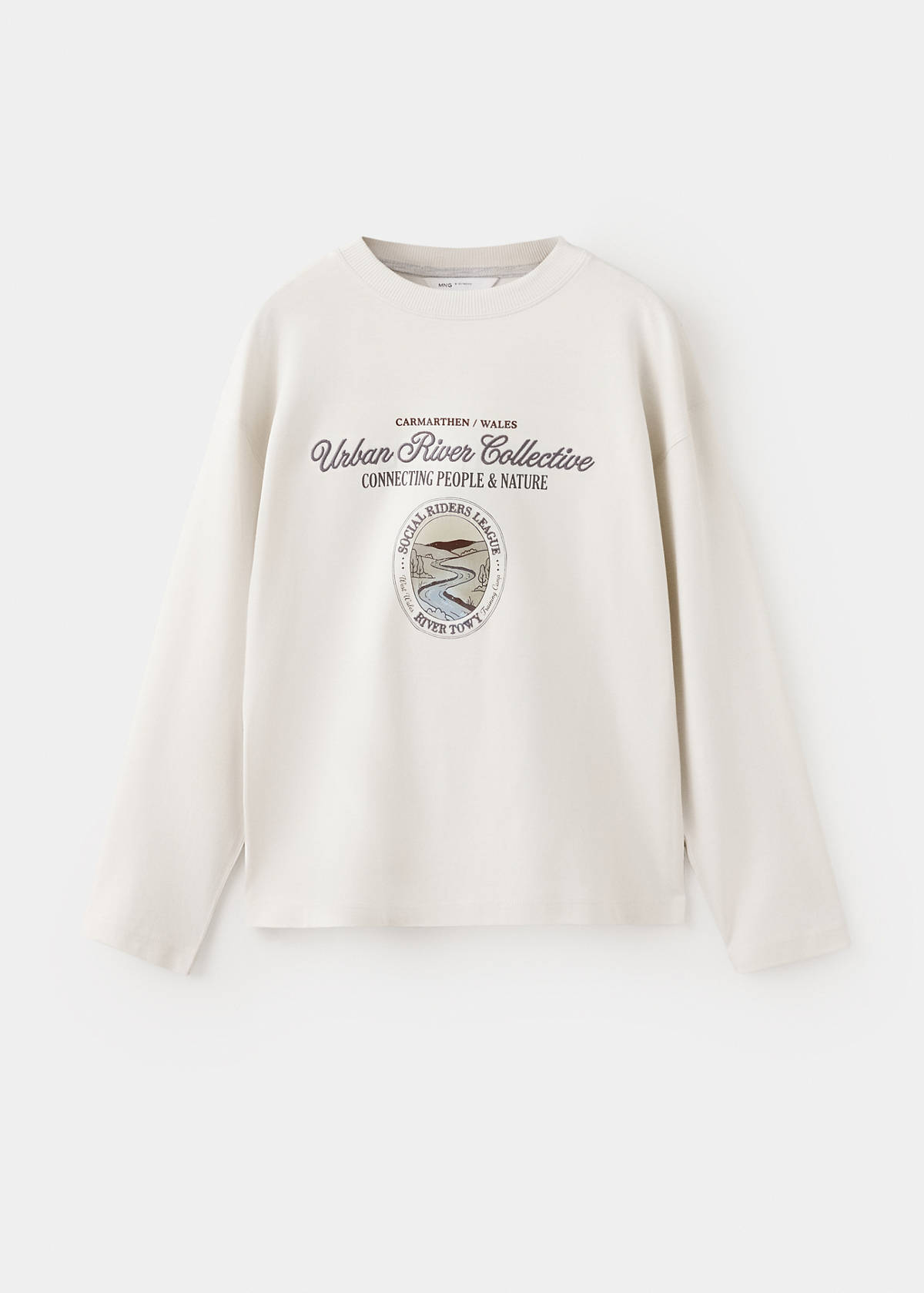 Printed oversize t-shirt — Off White
