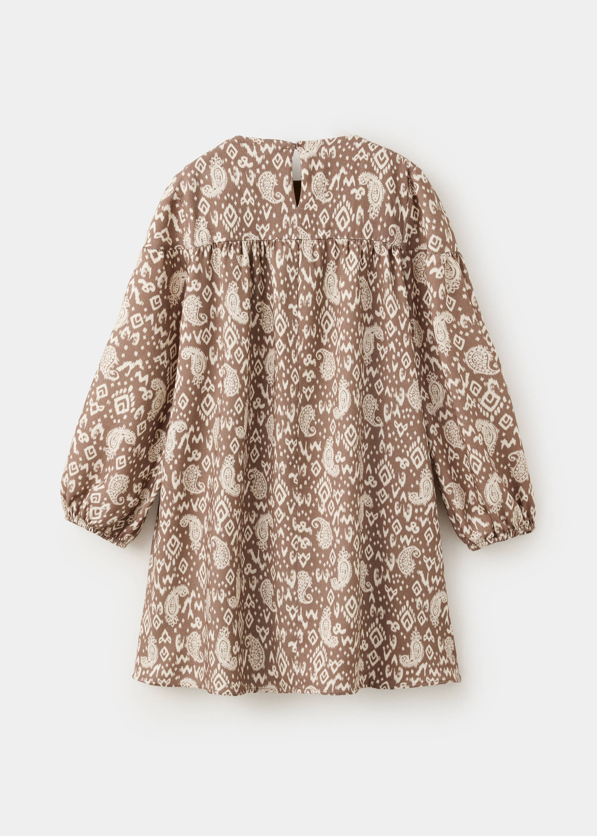 Vestido corto paisley - Reverso del artículo