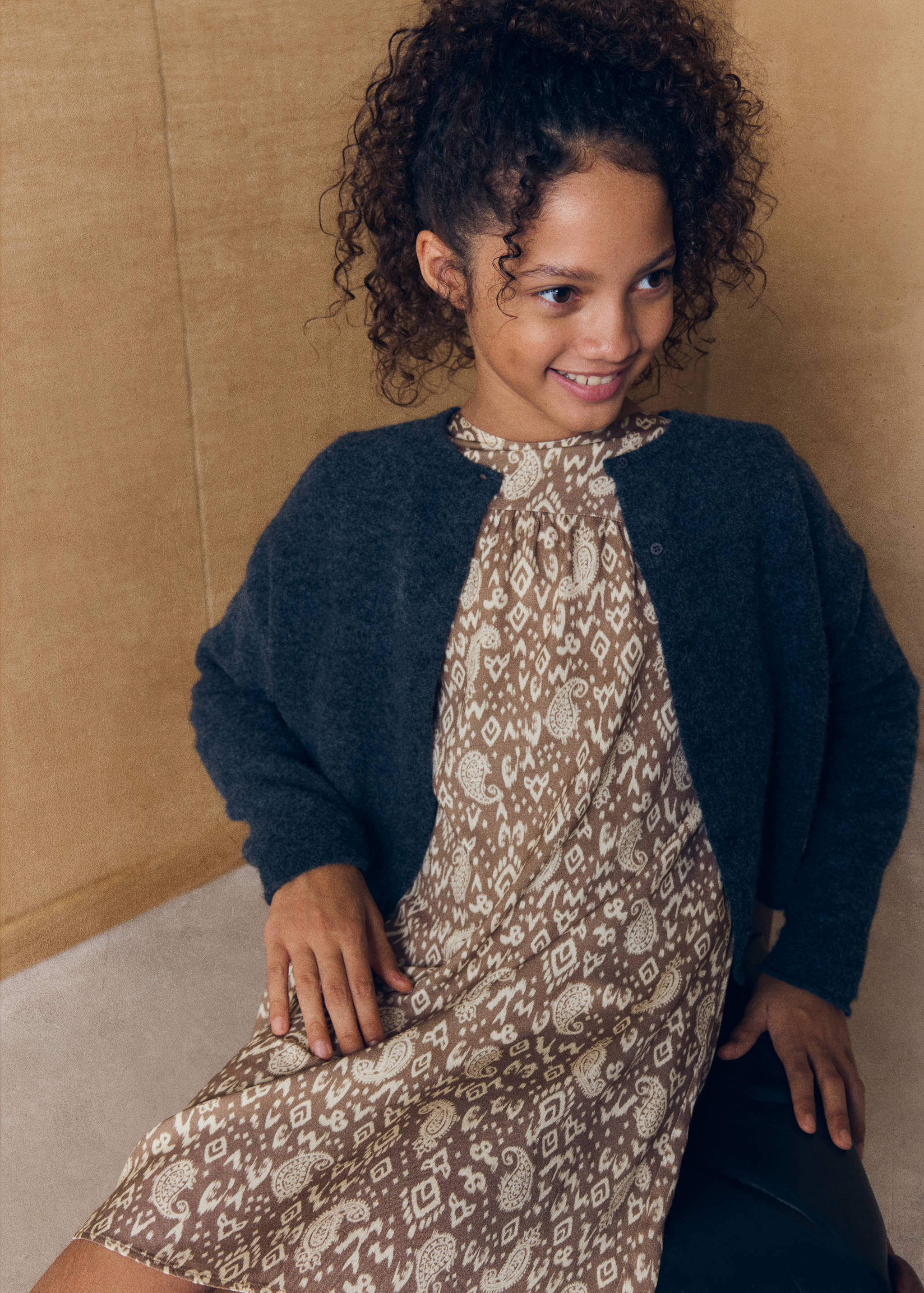 Short paisley dress - Details of the article 6