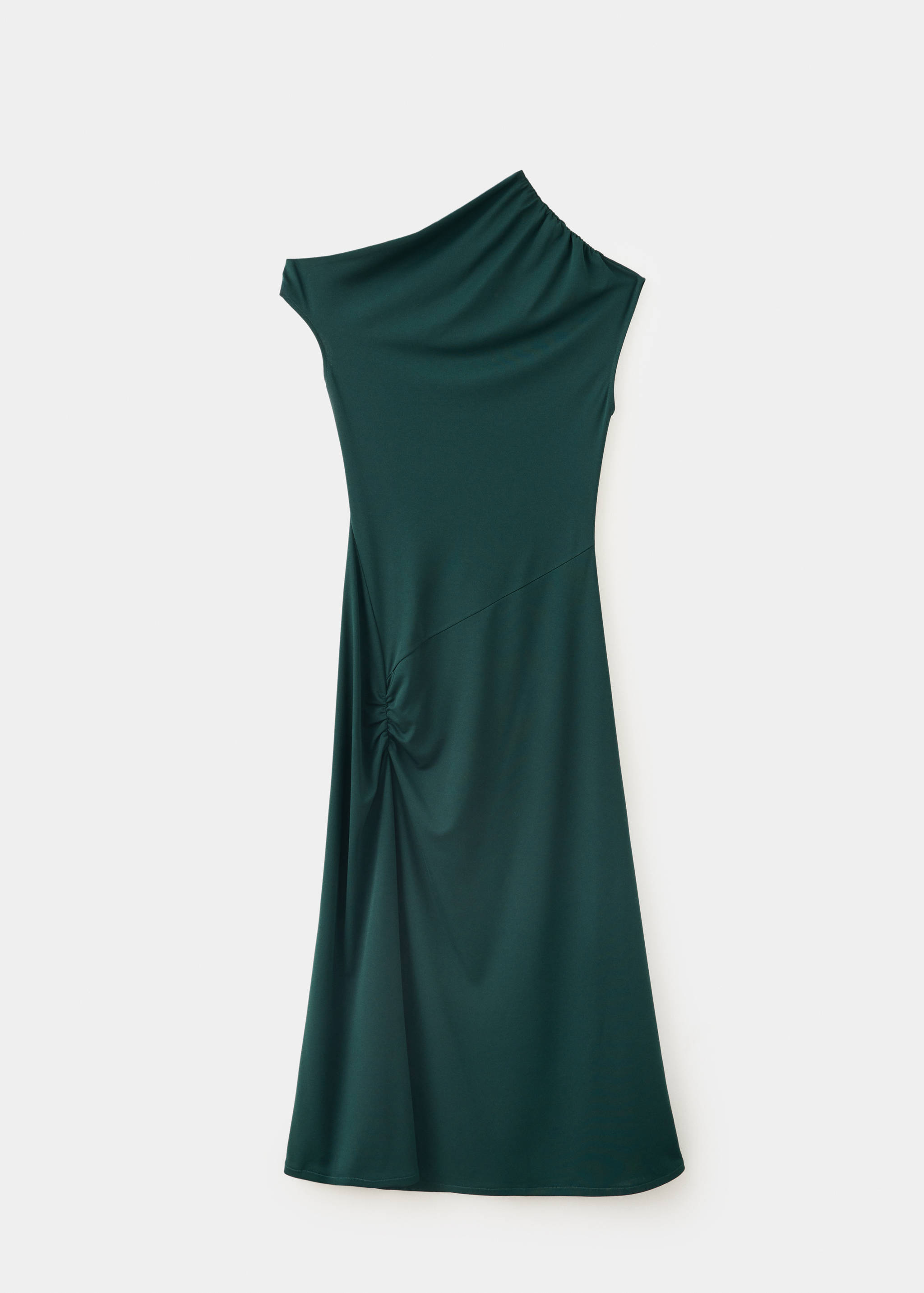 Robe asymétrique froncée - Article sans modèle
