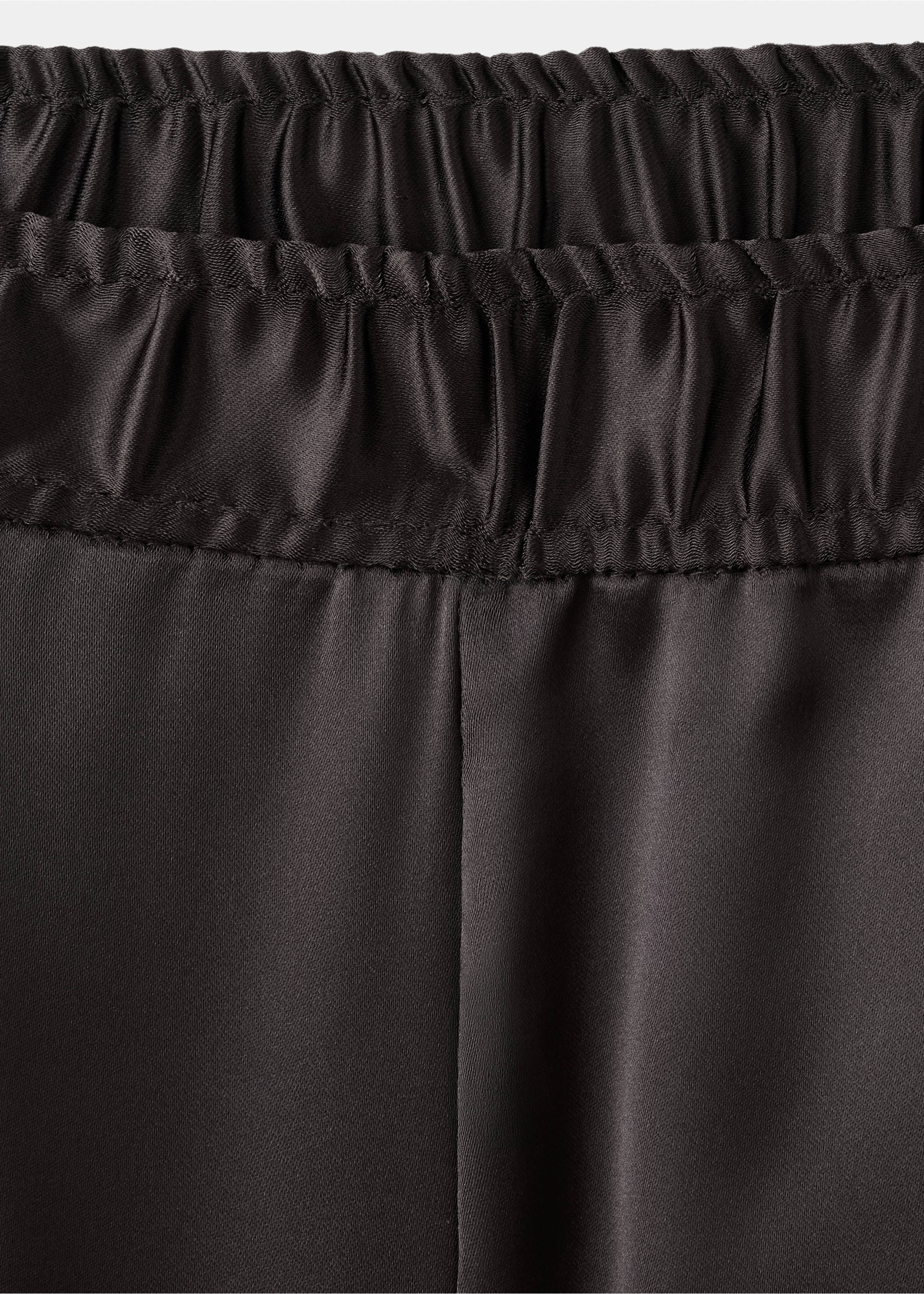 TROUSERS CLAUDIE - Details of the article 8, Chocolate. Ref: 37037942-00.