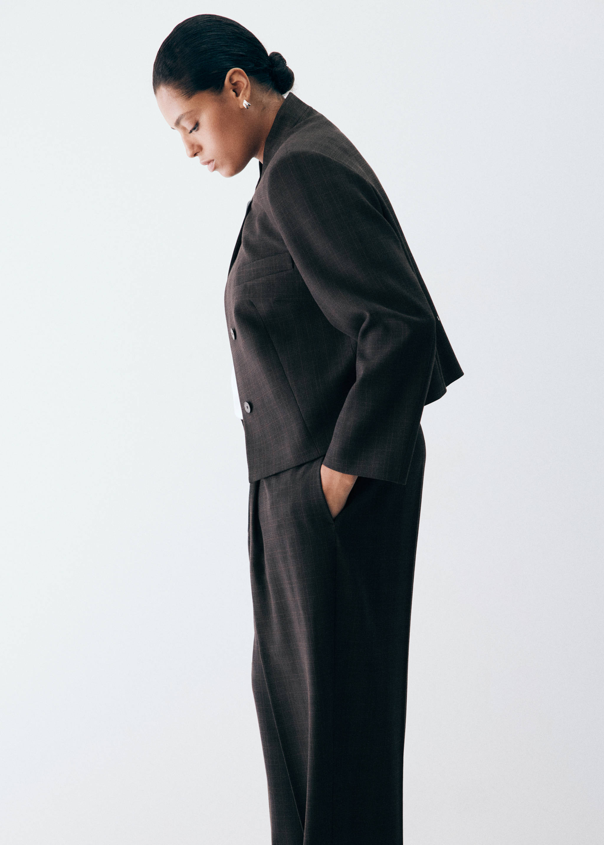 Check suit trousers - Details of the article 6