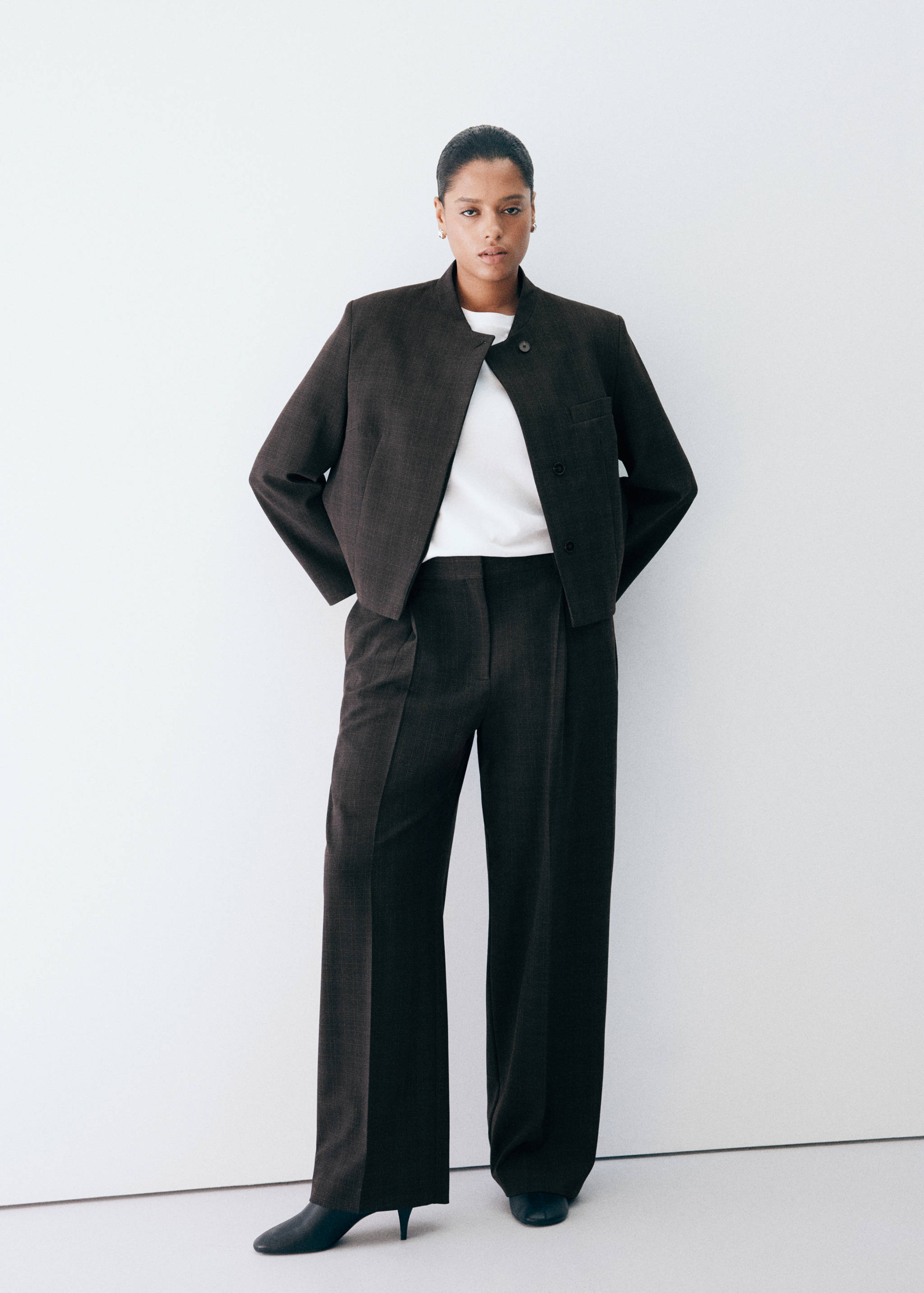 Check suit trousers - Details of the article 5