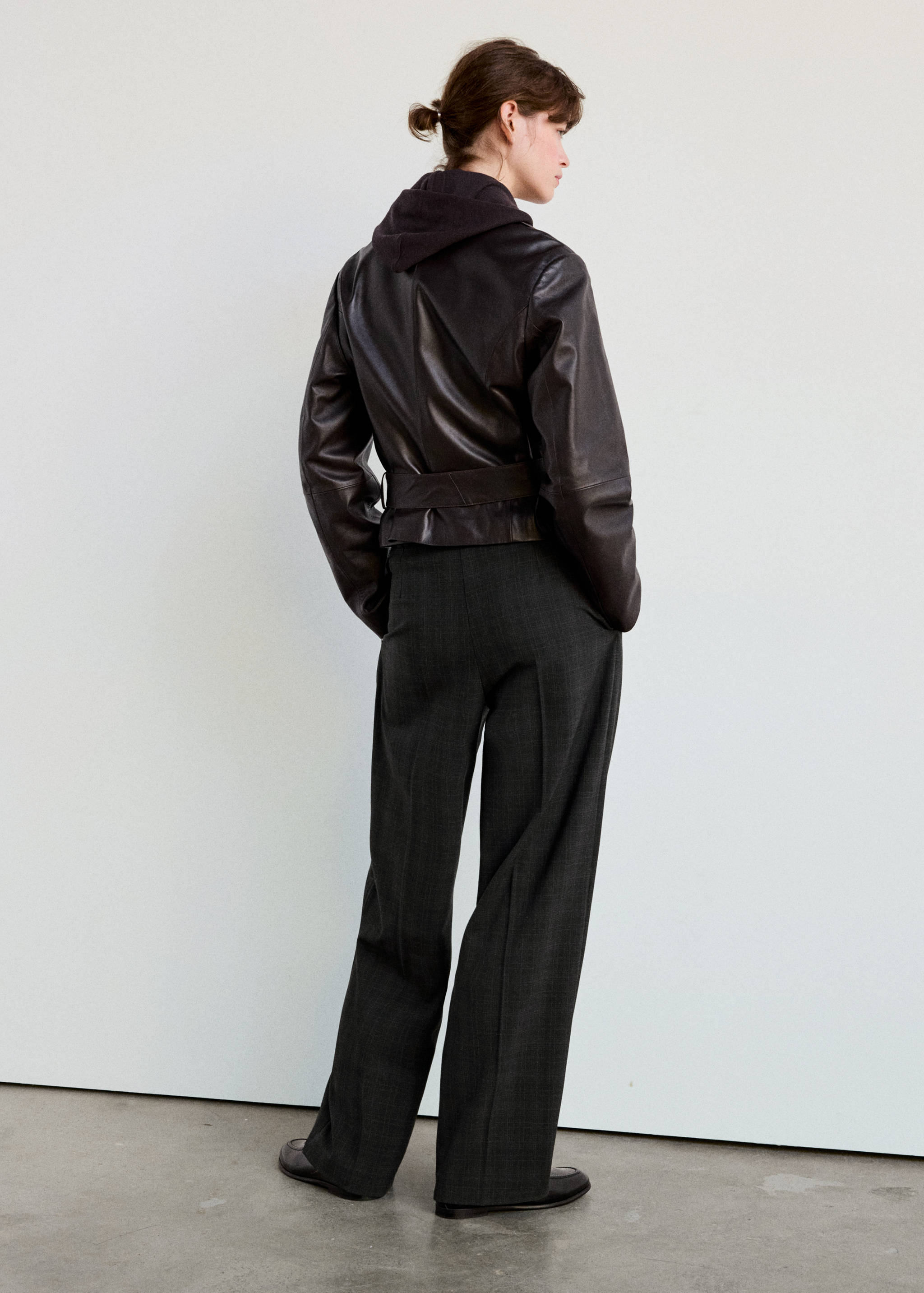 Check suit trousers - Reverse of the article