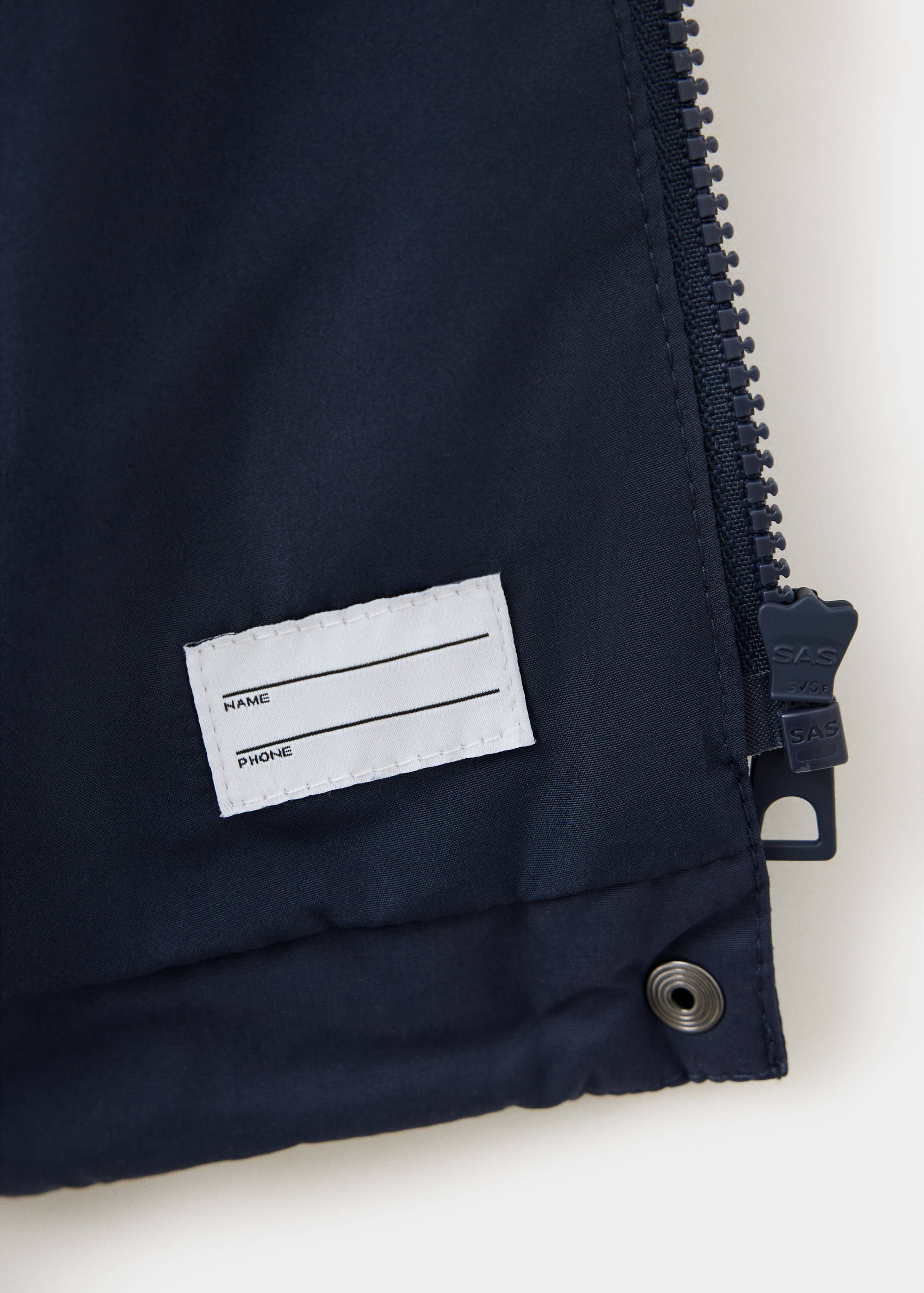 Long padded anorak - Details of the article 0