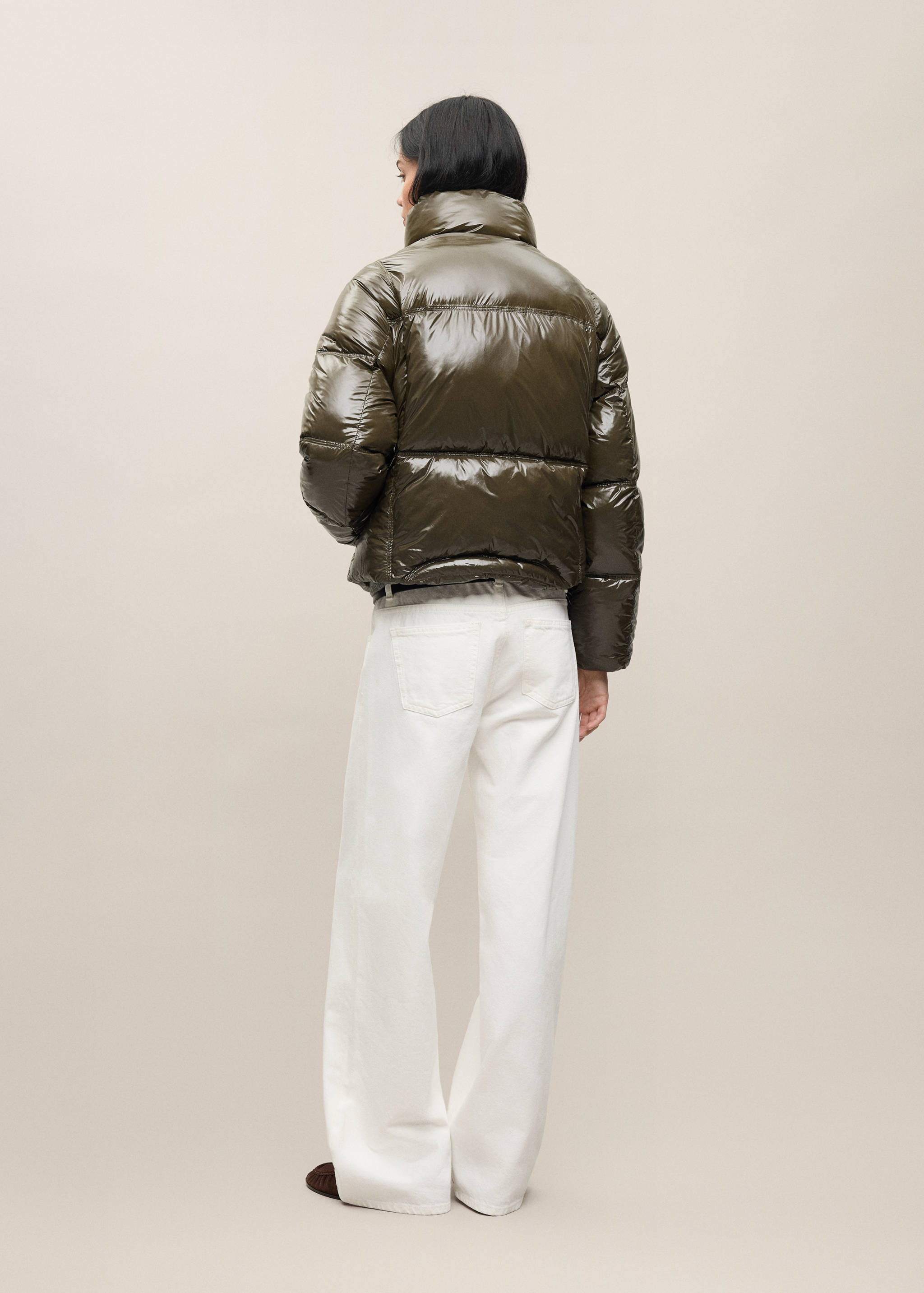 Anorak acolchado cuello chimenea - Reverso del artículo