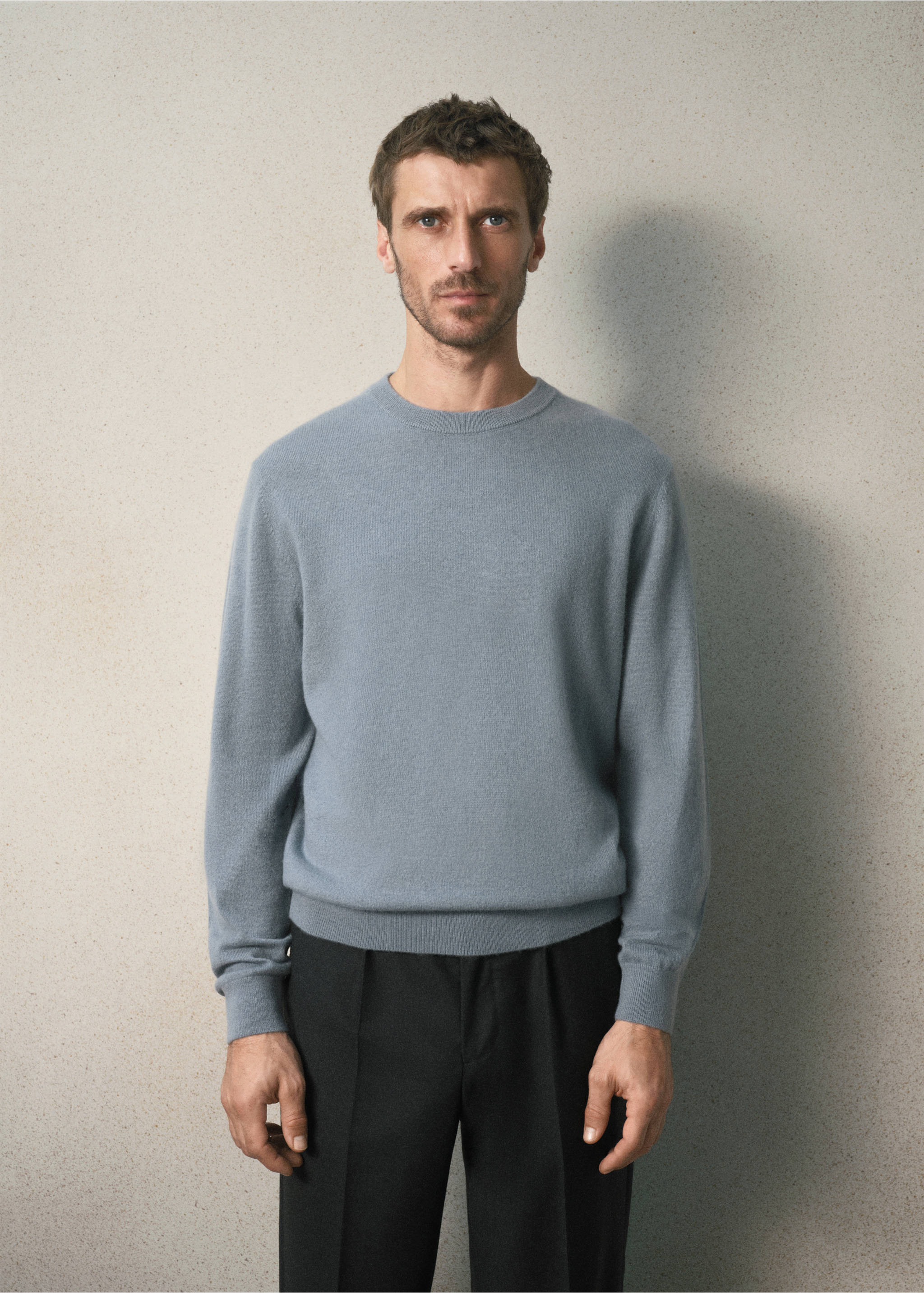 SWEATER CASH - Plan moyen, Bleu ciel. Ref: 37038276-00.