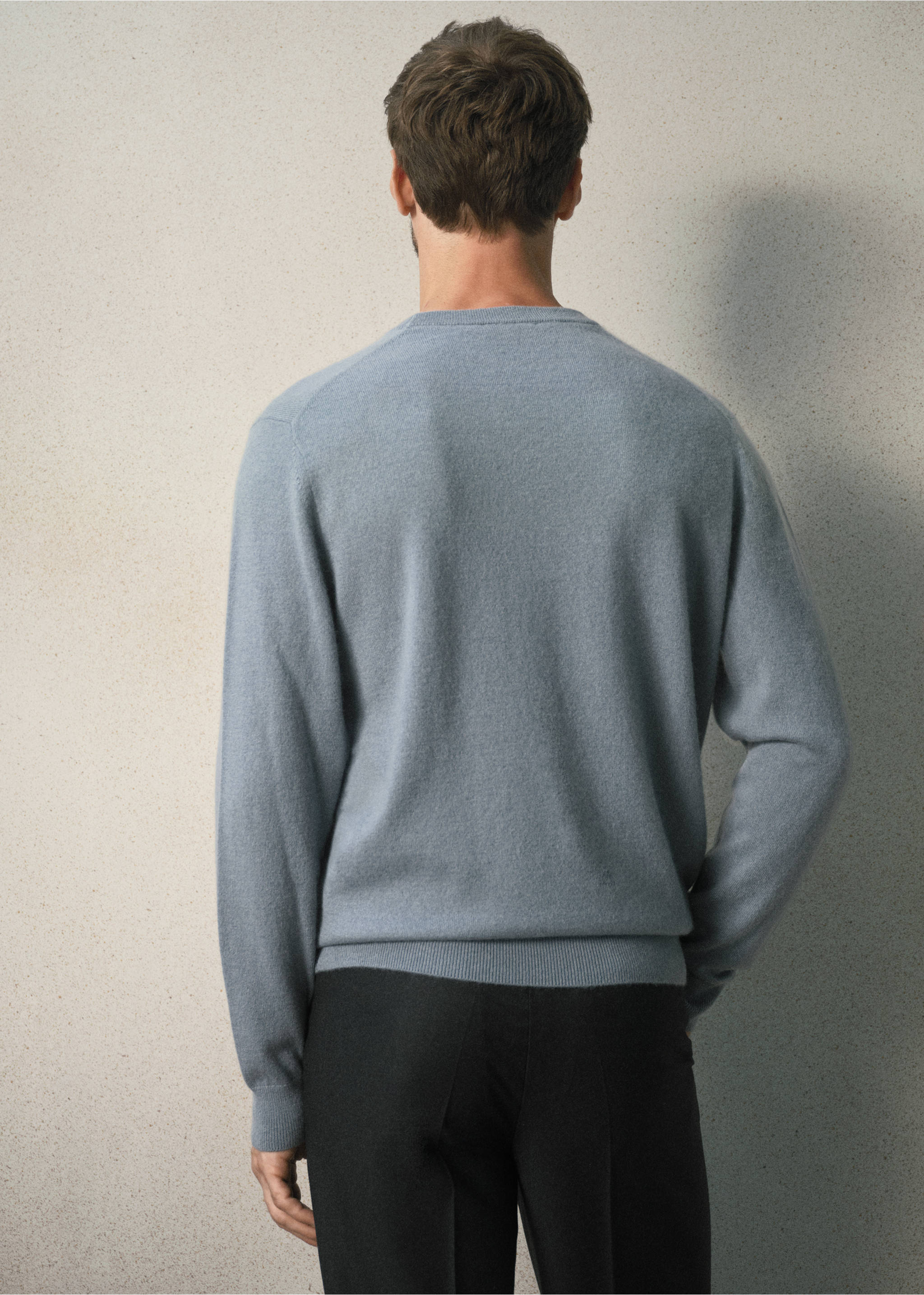 SWEATER CASH - Verso de l’article, Bleu ciel. Ref: 37038276-00.
