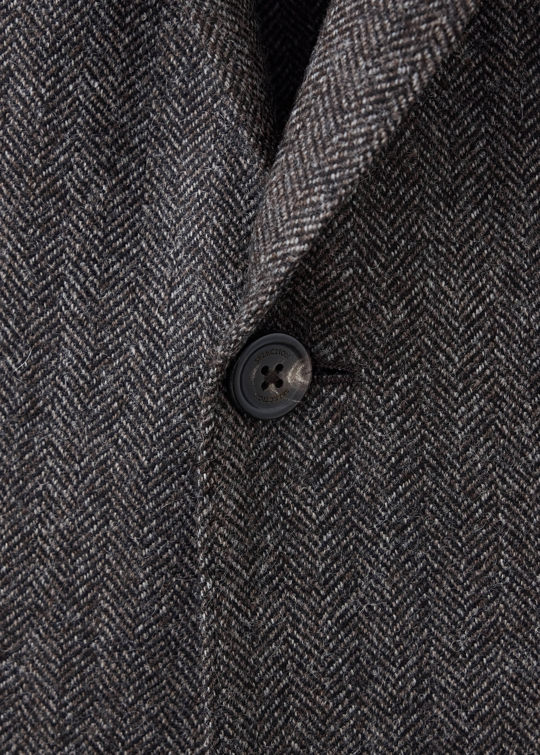 Slim-fit wool-blend blazer with pockets - Details of the article 8