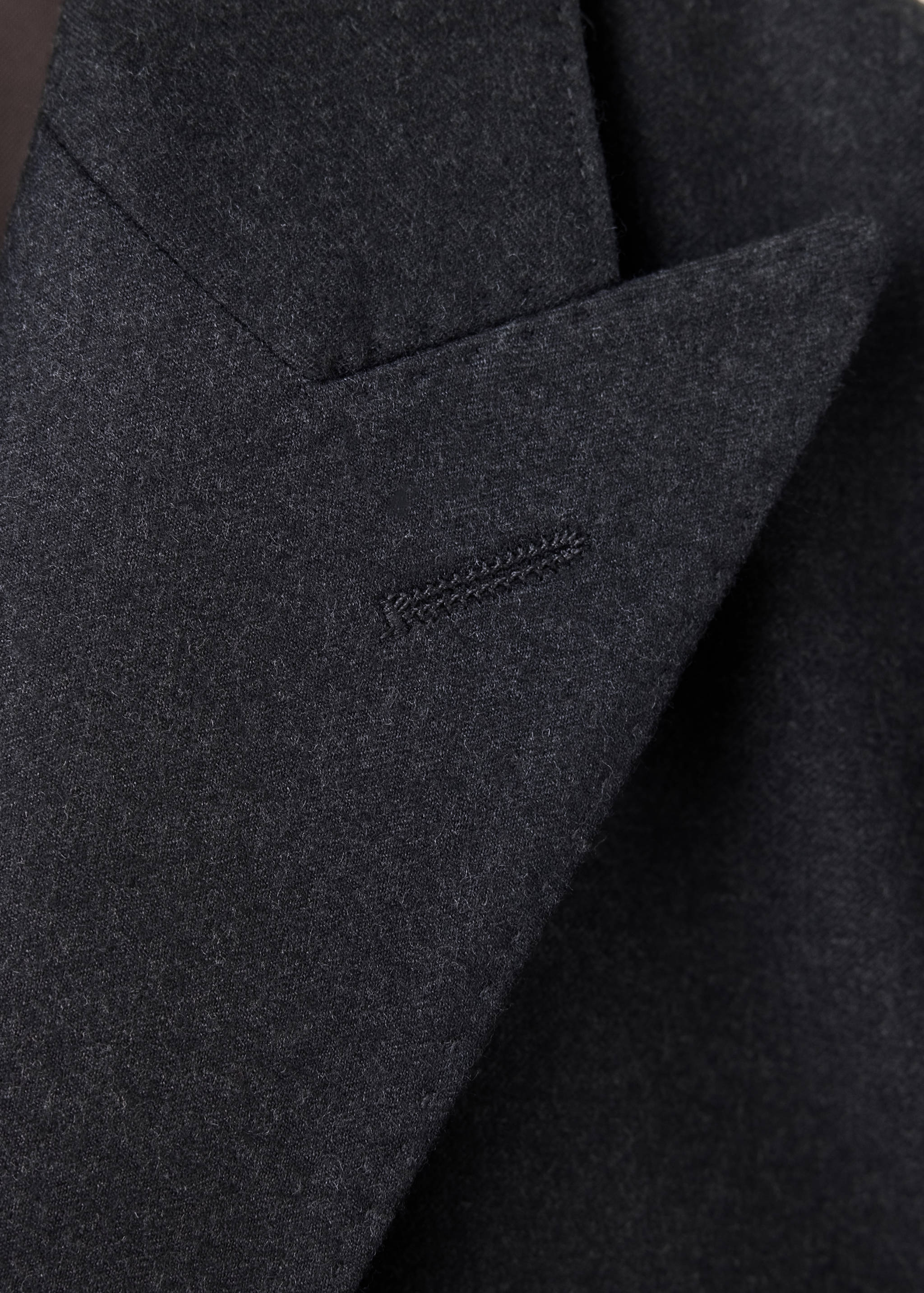 Slim-fit wool jacket with pockets - Details of the article 8