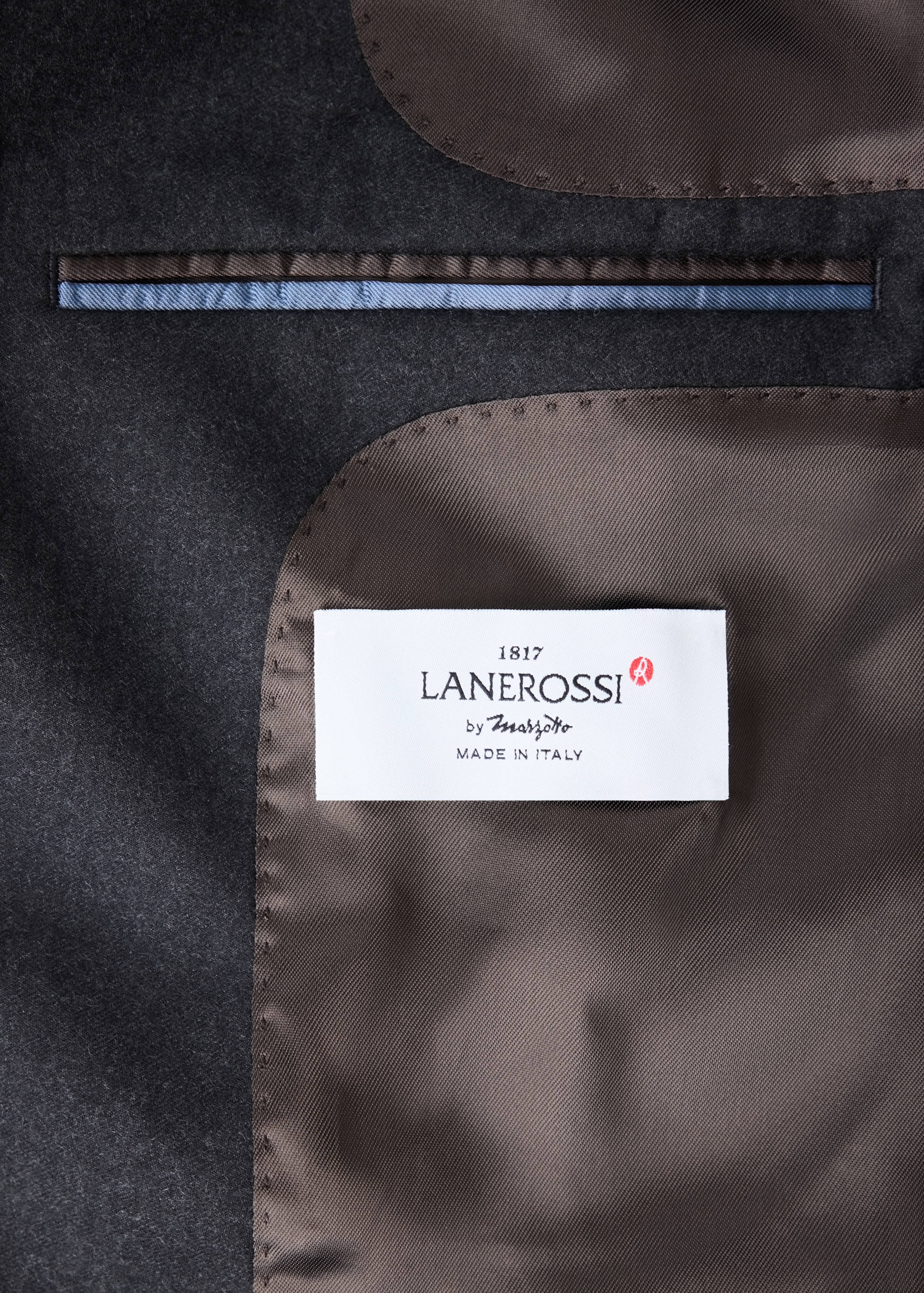 Slim-fit wool jacket with pockets - Details of the article 0