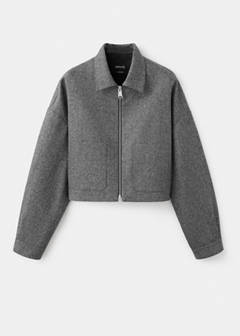 Short wool-blend  jacket — Black 6