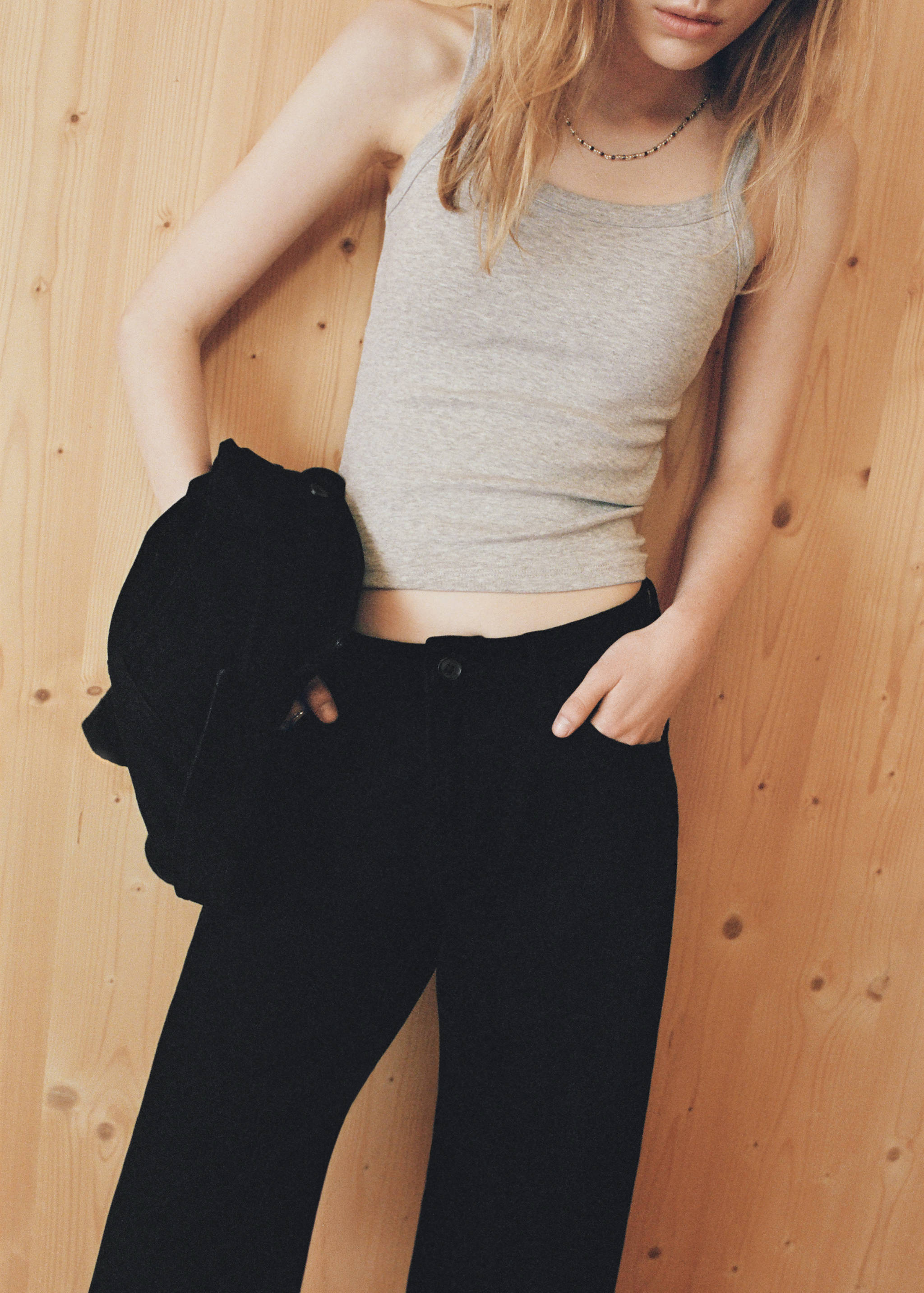Jeans wide leg - Medium plane
