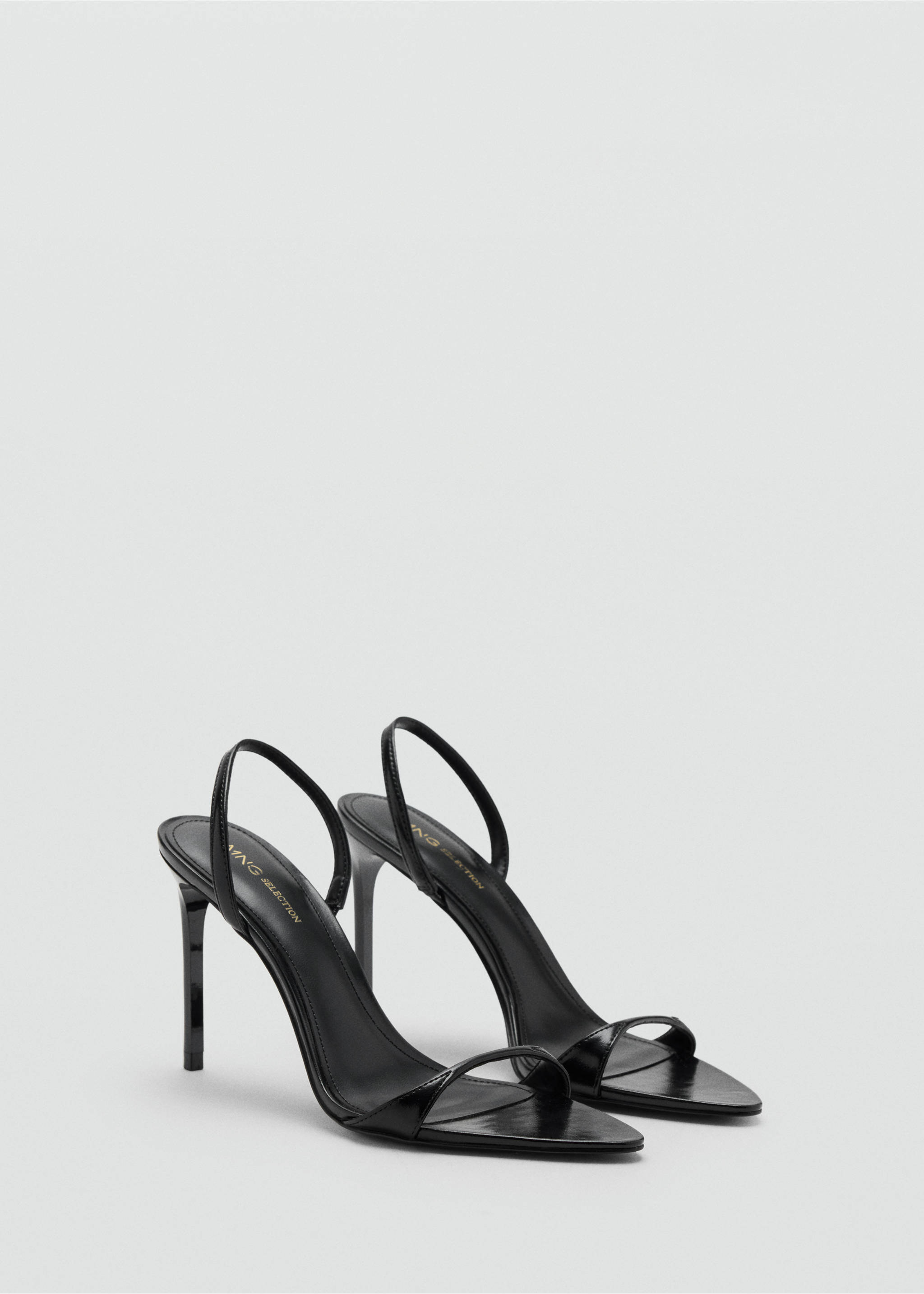 SANDALS GLAZE - Plan moyen, Noir. Ref: 37039142-00.