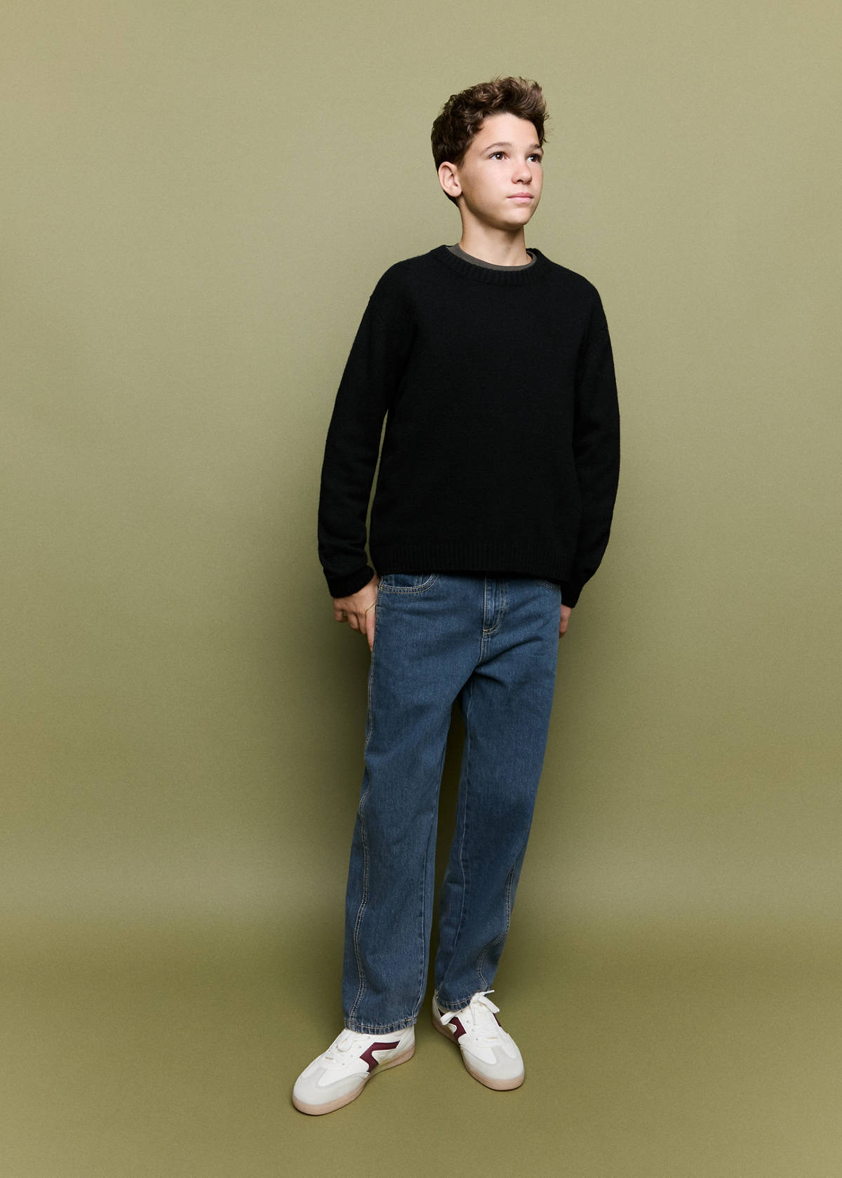 Relaxed-fit jumper in a wool blend
