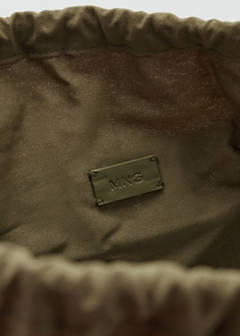 Textured braided bag — Khaki 4