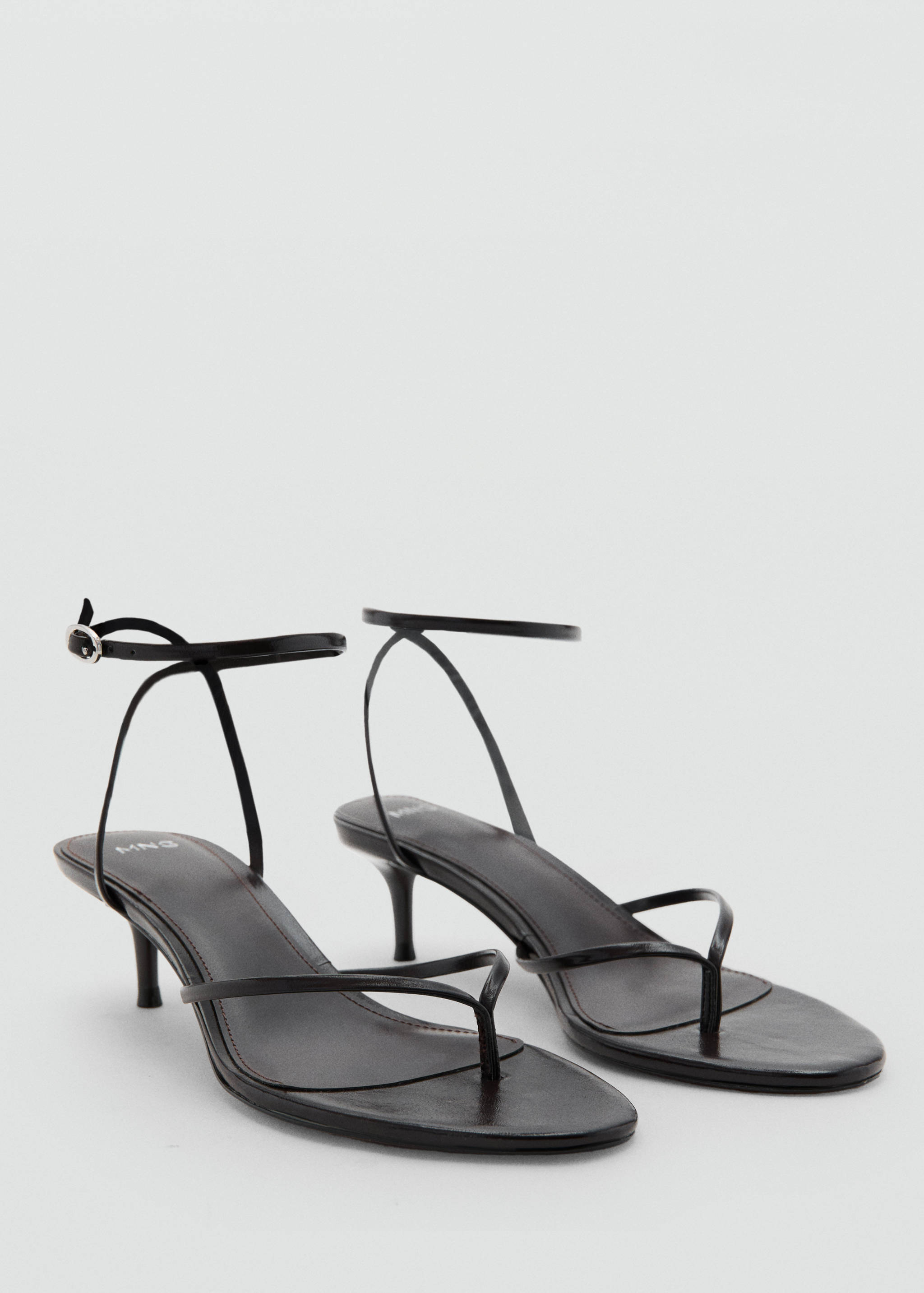Strappy heeled sandals - Medium plane