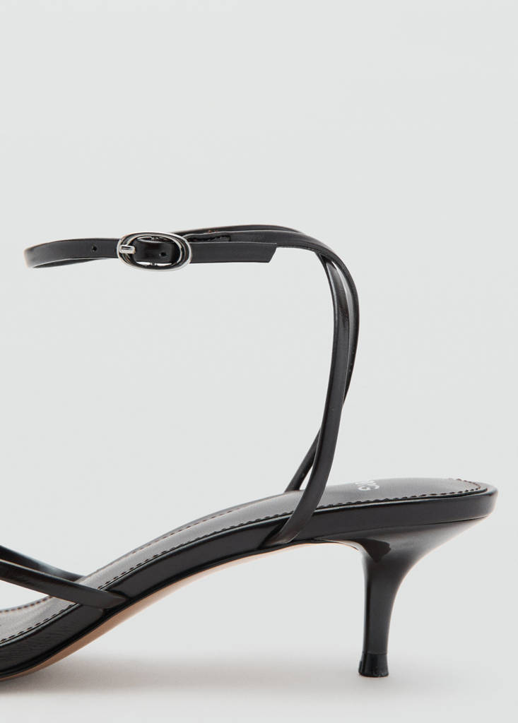 Strappy heeled sandals — Chocolate