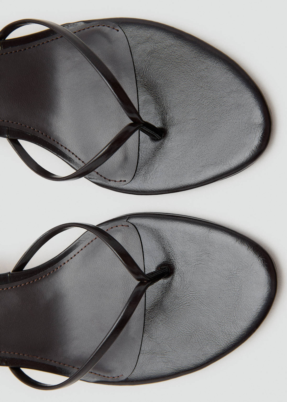 Strappy heeled sandals — Chocolate