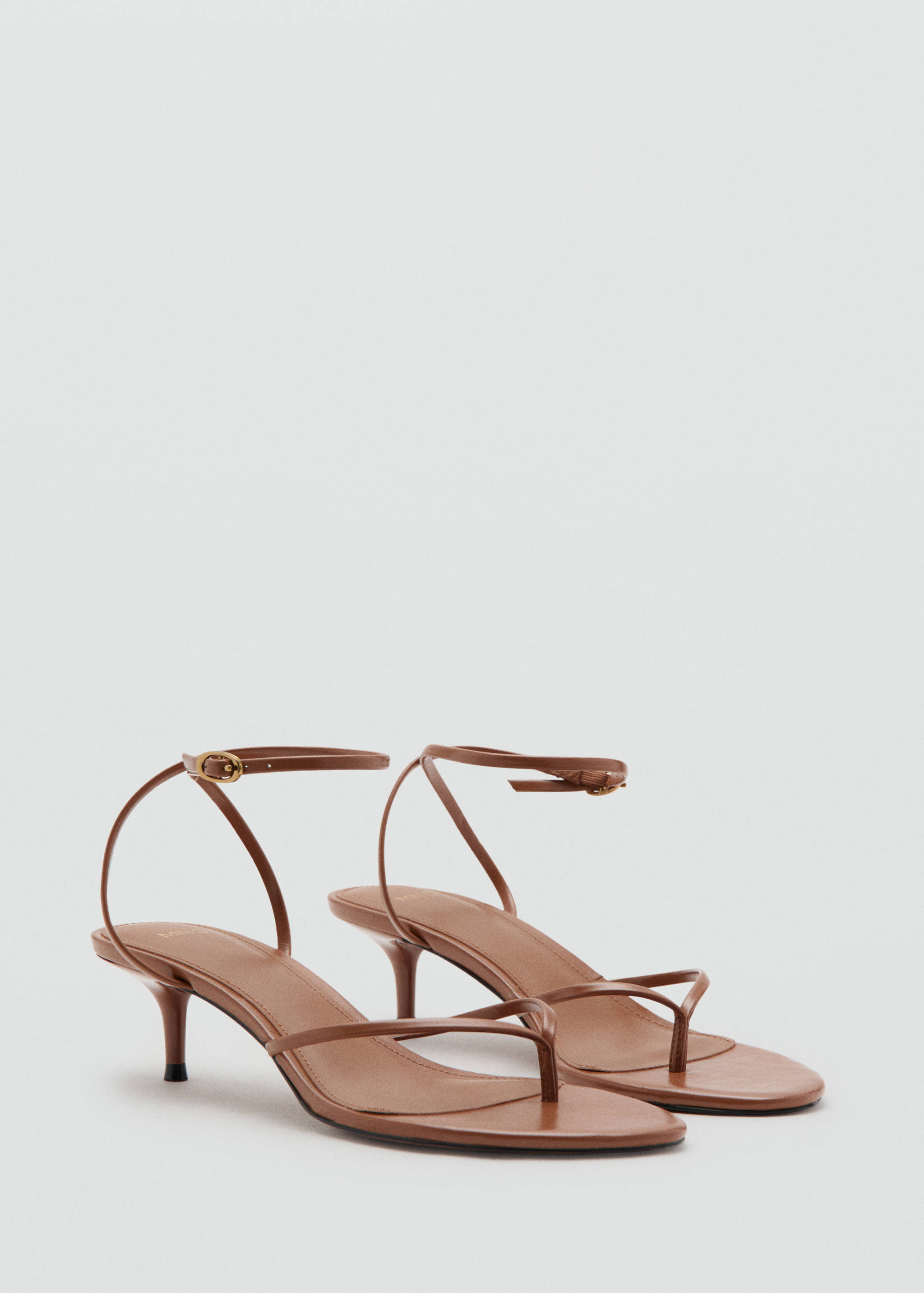 Strappy heeled sandals - Medium plane
