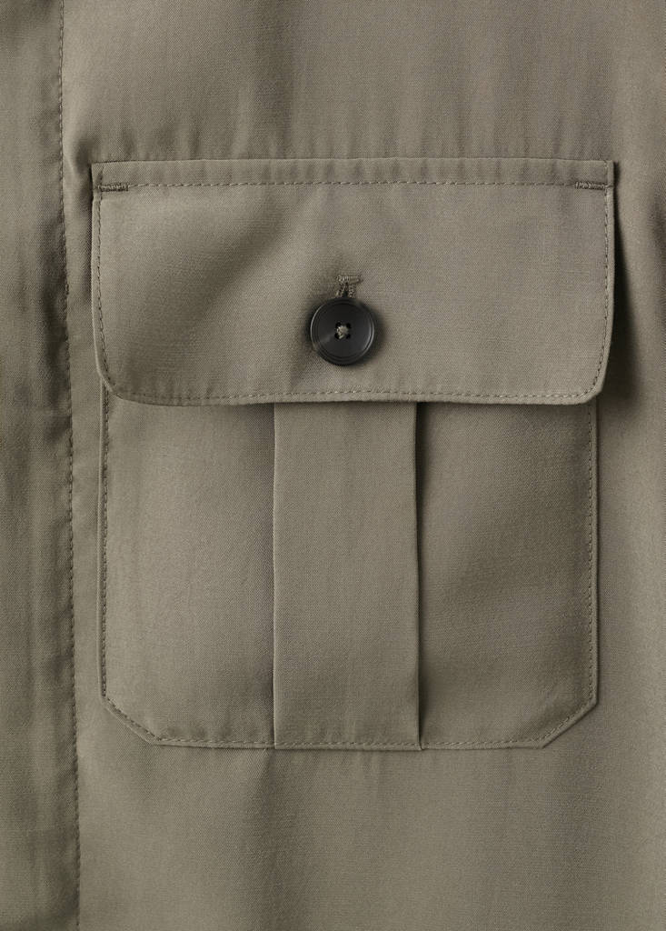 Modal pocket jacket — Mink Grey