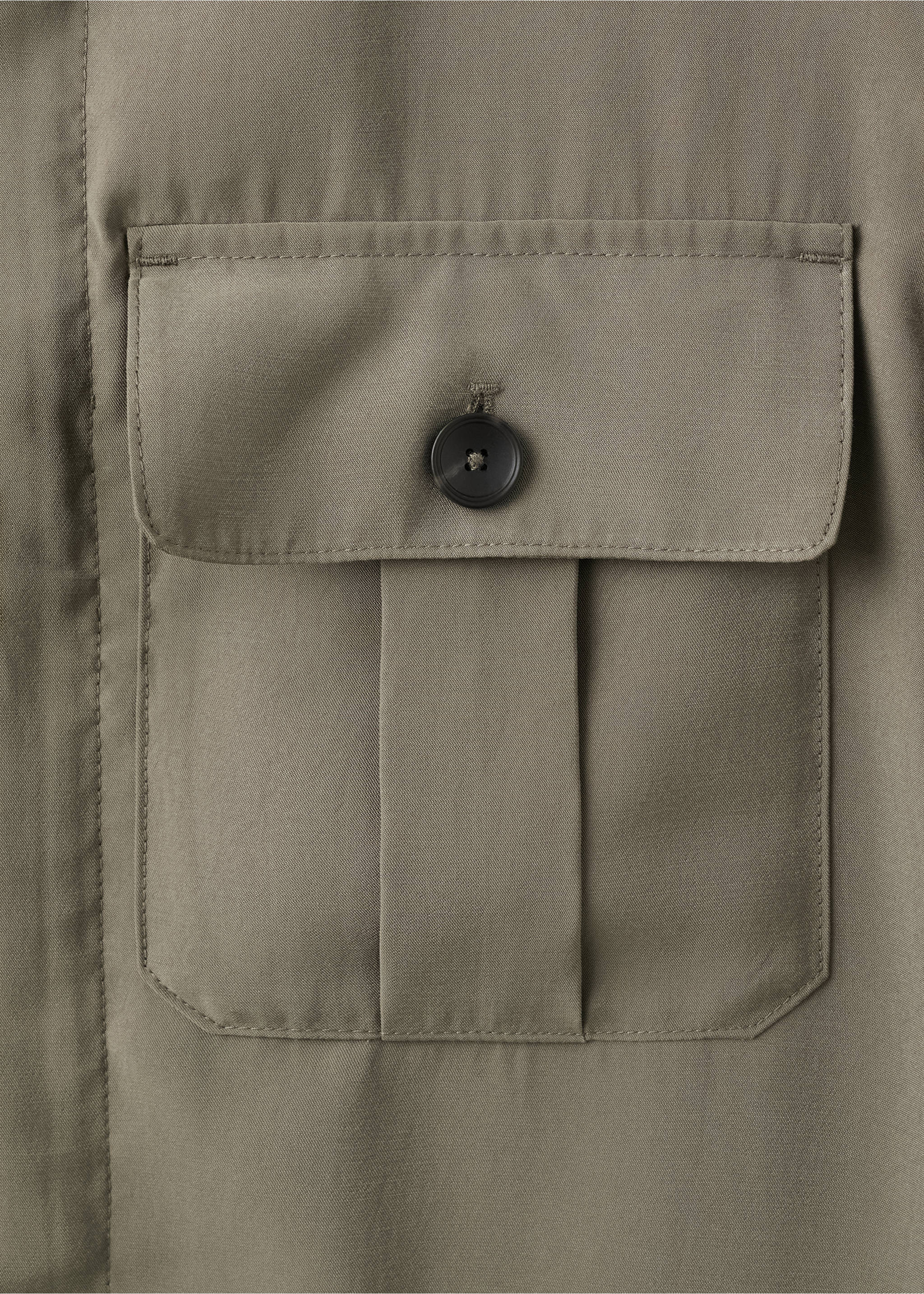 Modal pocket jacket - Details of the article 0, Mink Grey. Ref: 37041330-00.