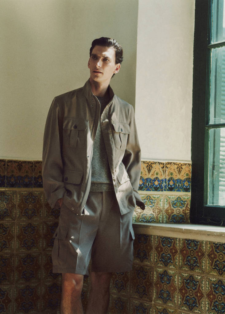 Modal pocket jacket — Mink Grey