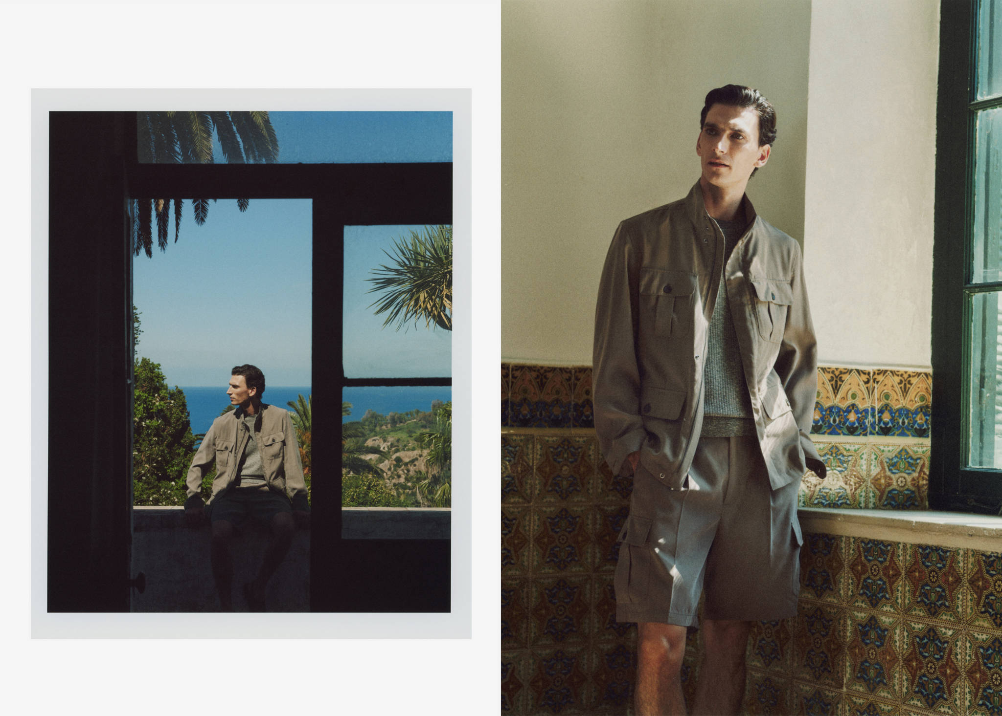 Modal pocket jacket - Panoramic plane