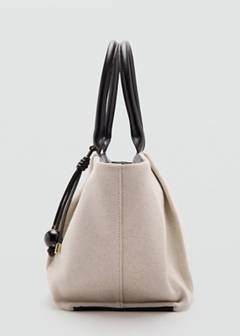 Canvas tote bag — Black 3