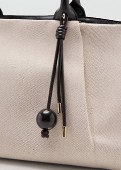 Canvas tote bag — Black 4