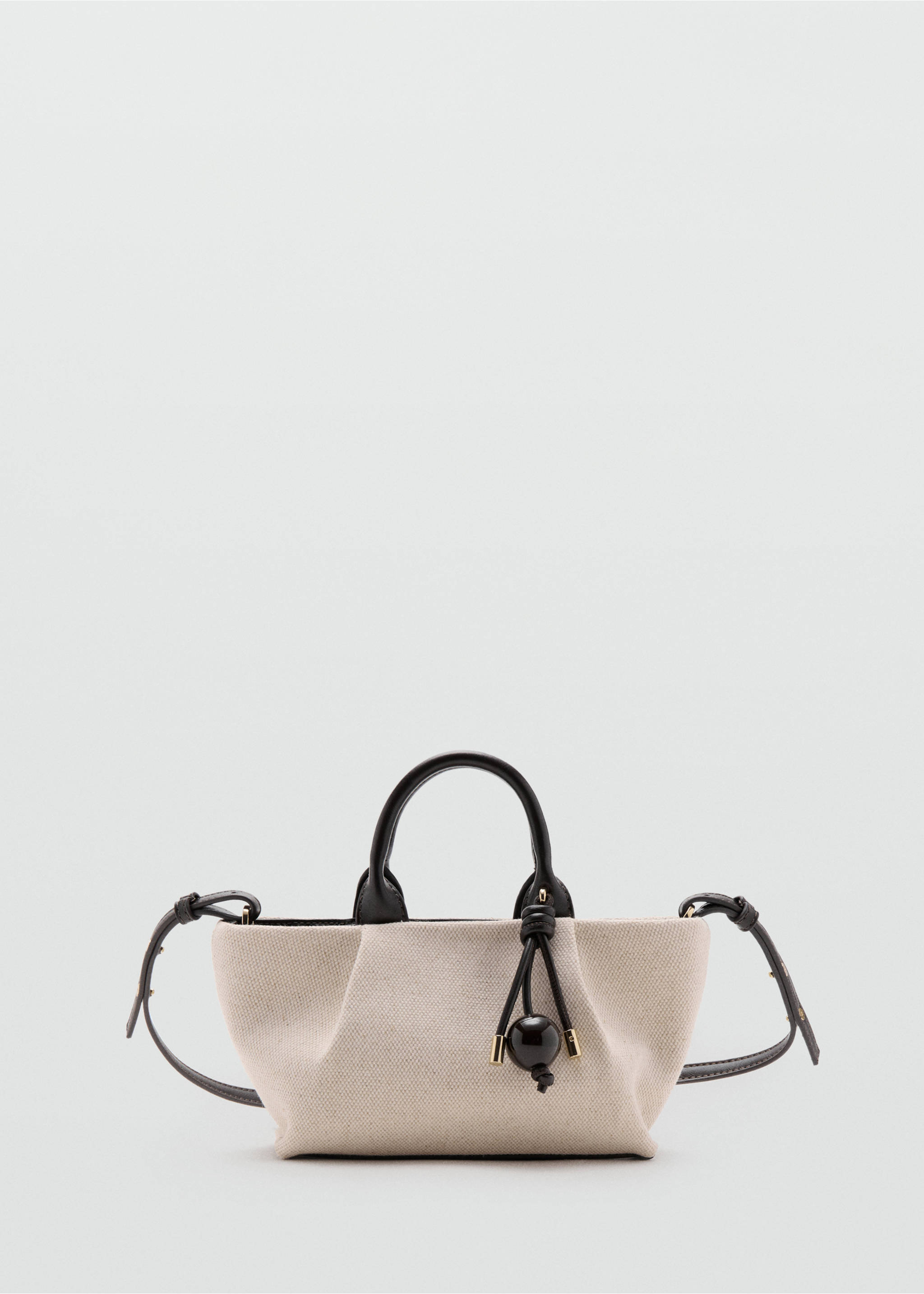 Small canvas bag - منتج دون نموذج, أسود. Ref: 37041334-00.