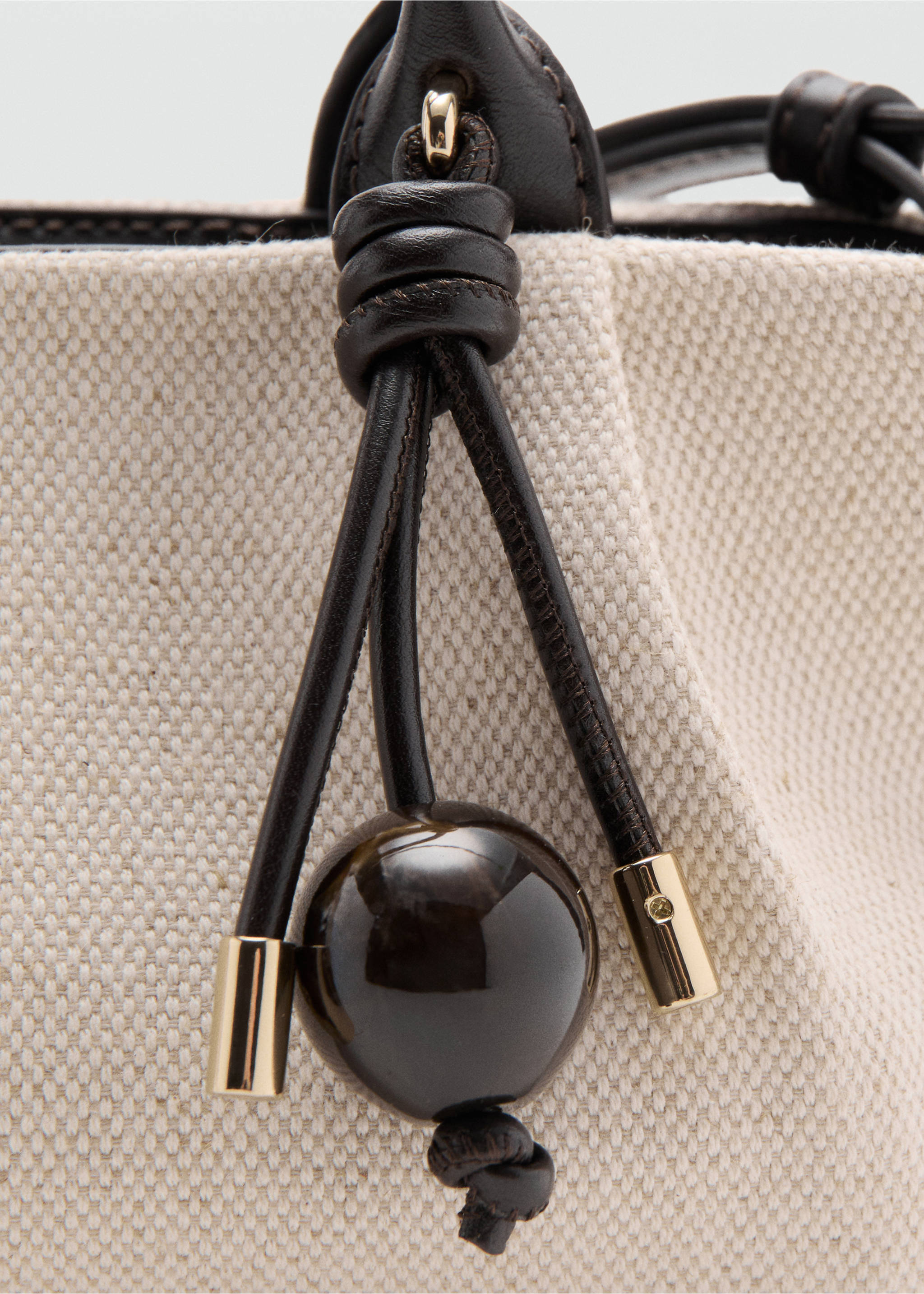 Small canvas bag - تفاصيل المنتج 1, أسود. Ref: 37041334-00.