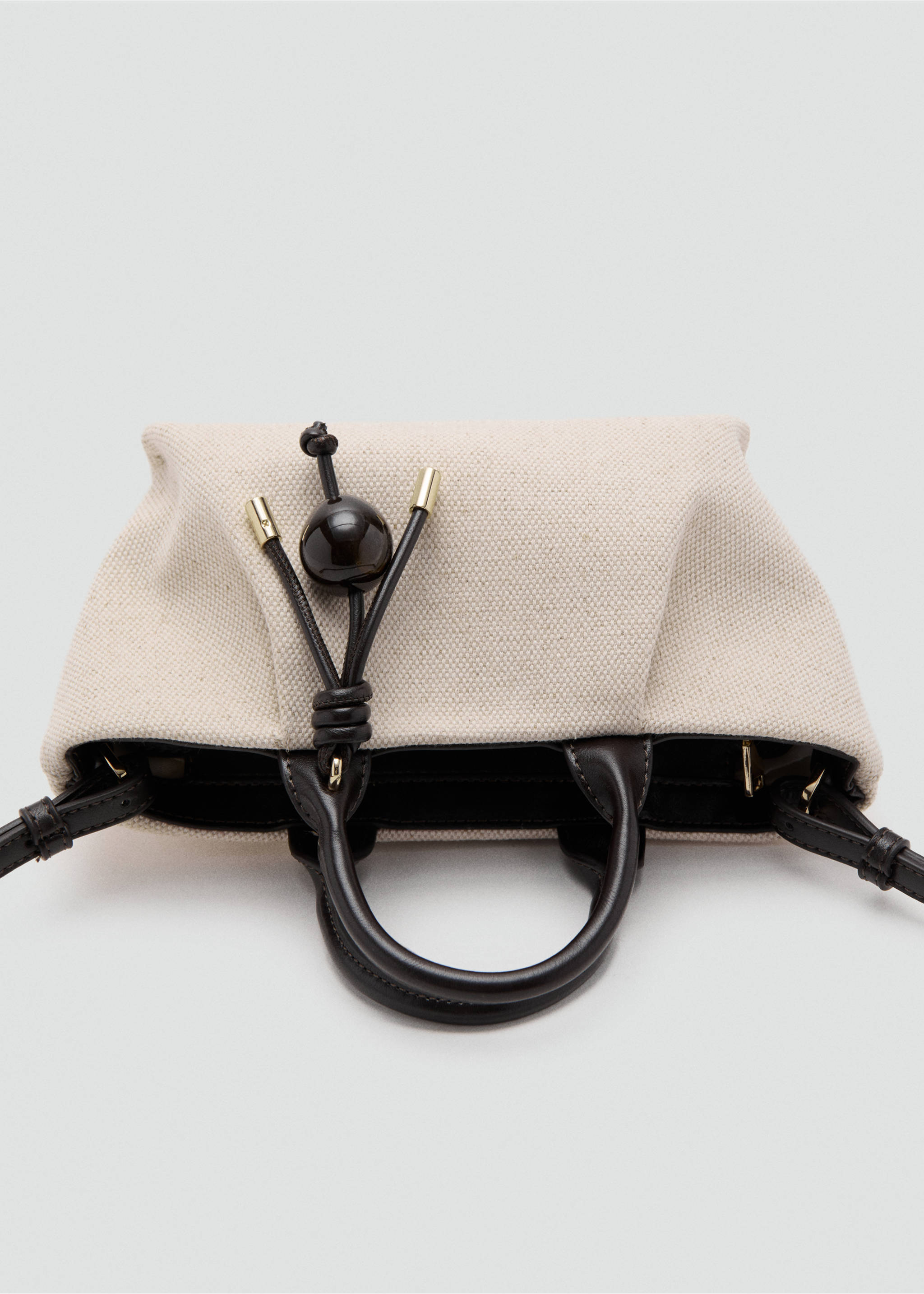 Small canvas bag - تفاصيل المنتج 3, أسود. Ref: 37041334-00.