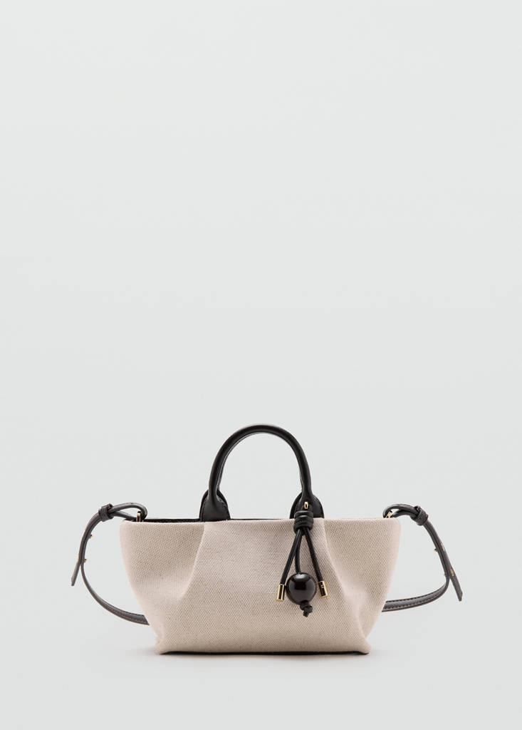 Small canvas handbag — Black