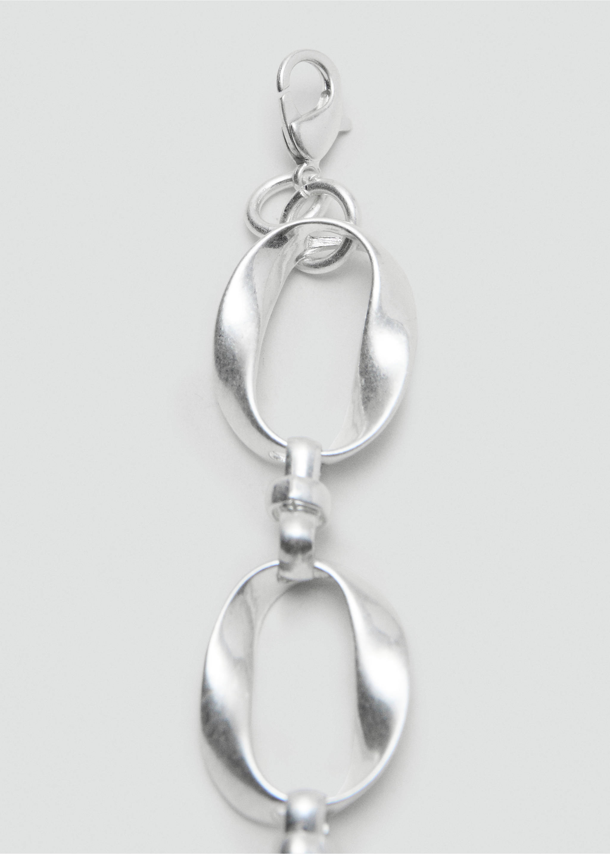 Chain-link belt - Medium plane, Silver. Ref: 37041338-00.