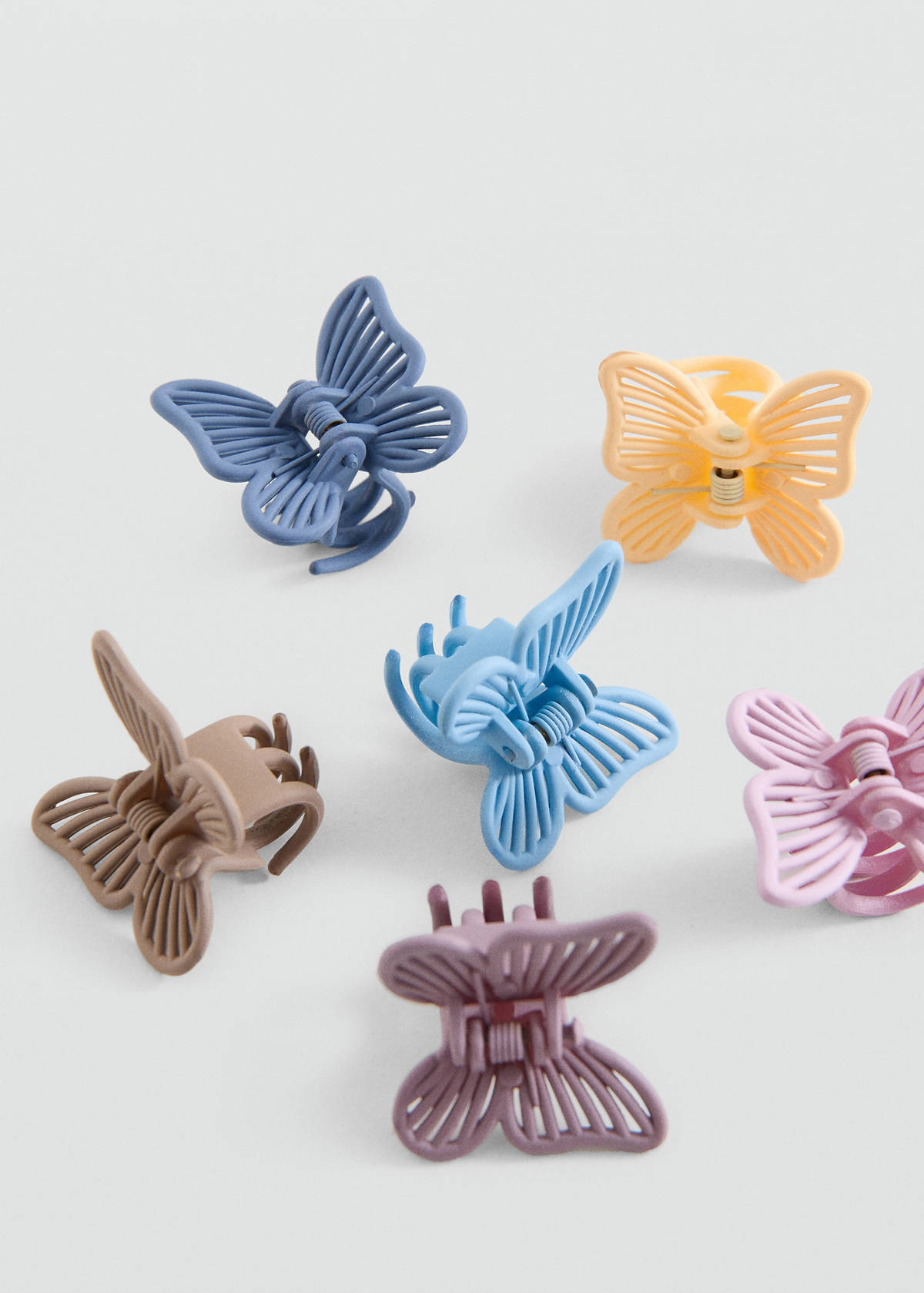 Butterfly clip set — Sky Blue