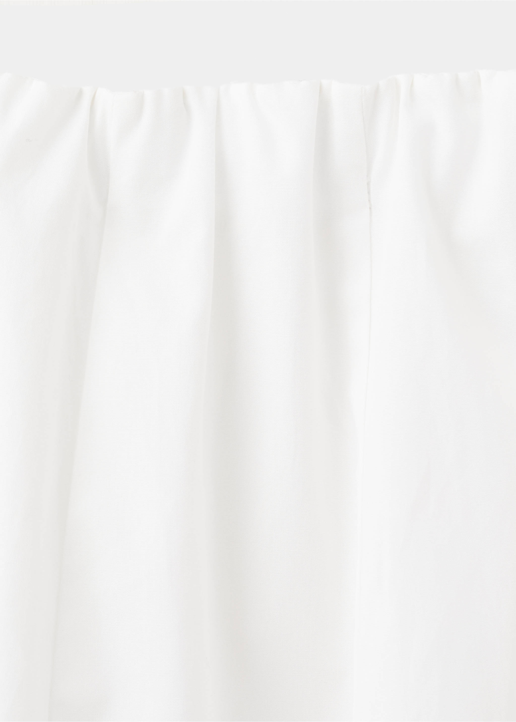 Хлопковая юбка-колокол - Деталь изделия 8, Белый. Ref: 37041348-00.