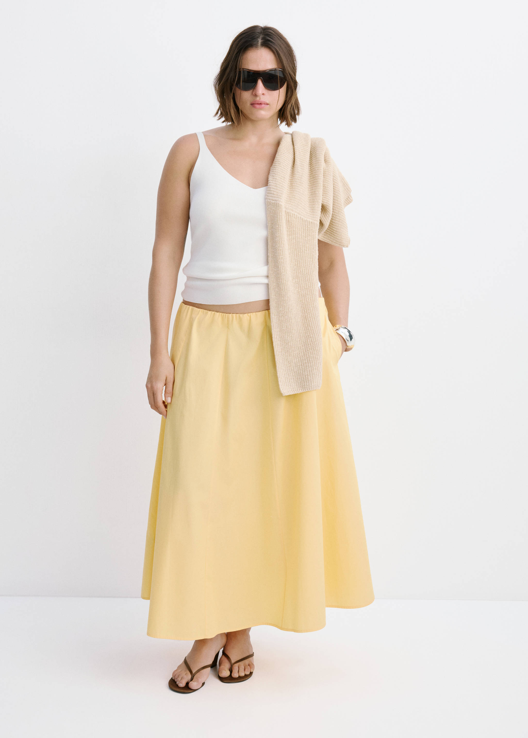 Хлопковая юбка-колокол - Деталь изделия 3