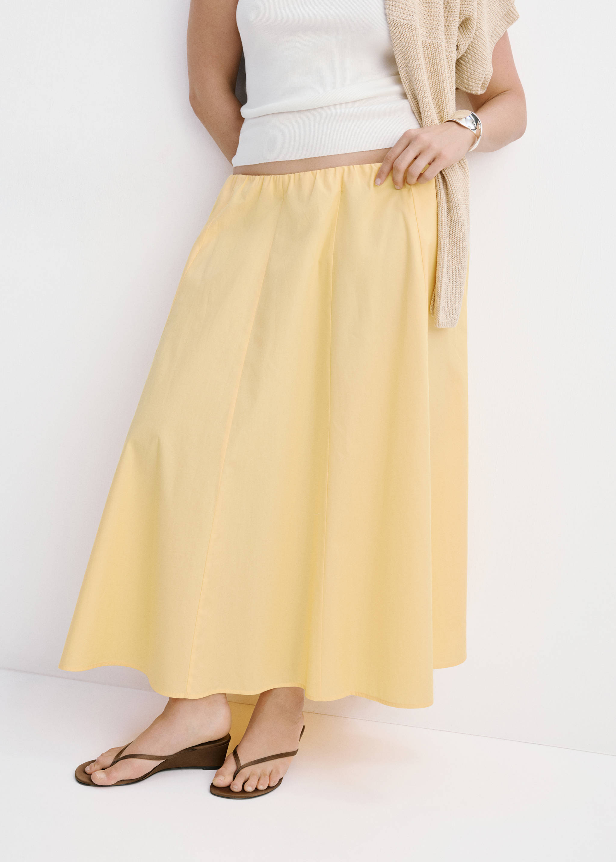Хлопковая юбка-колокол - Деталь изделия 5