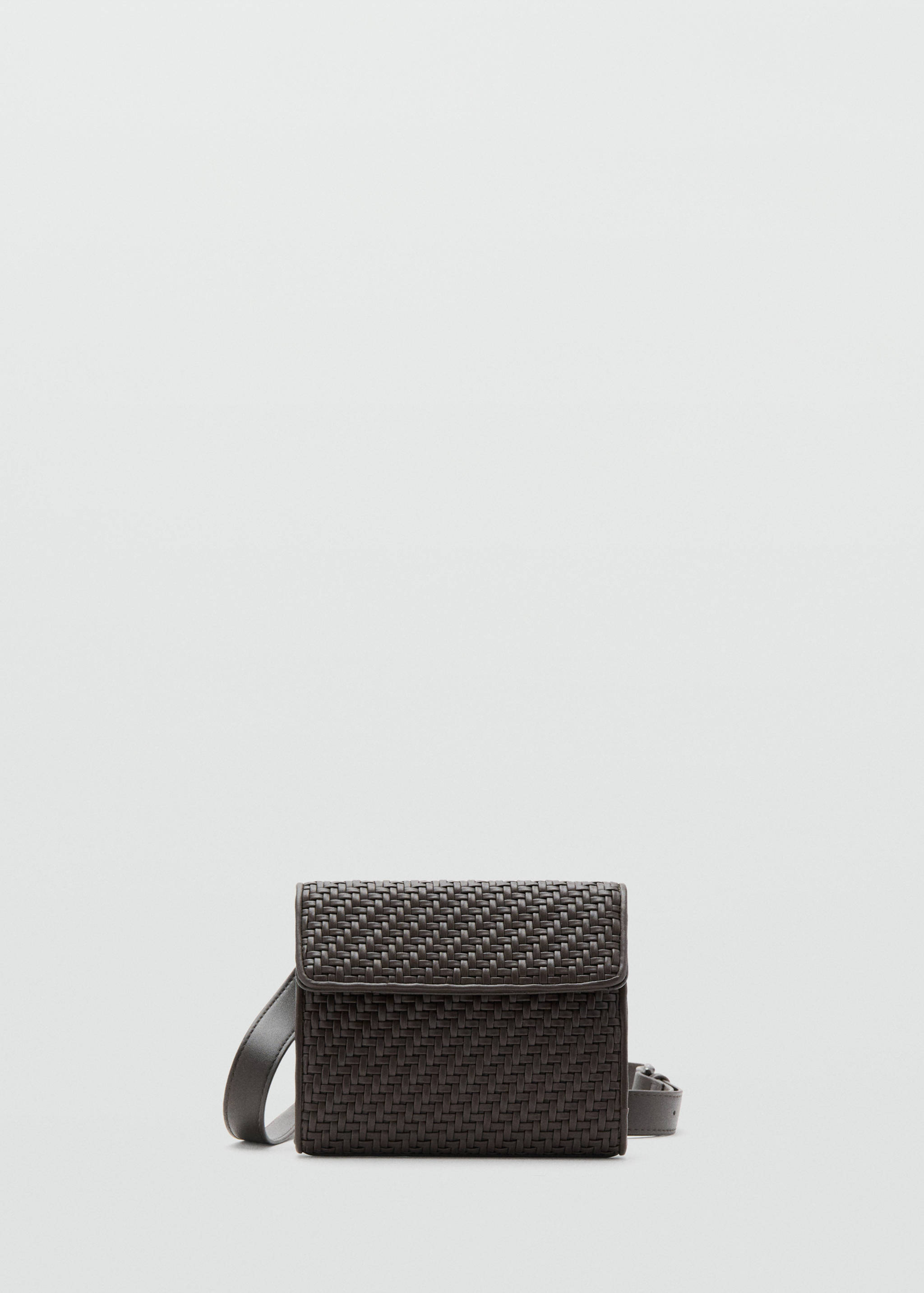 Geflochtene Tasche mit langem Riemen - Artikel ohne Model