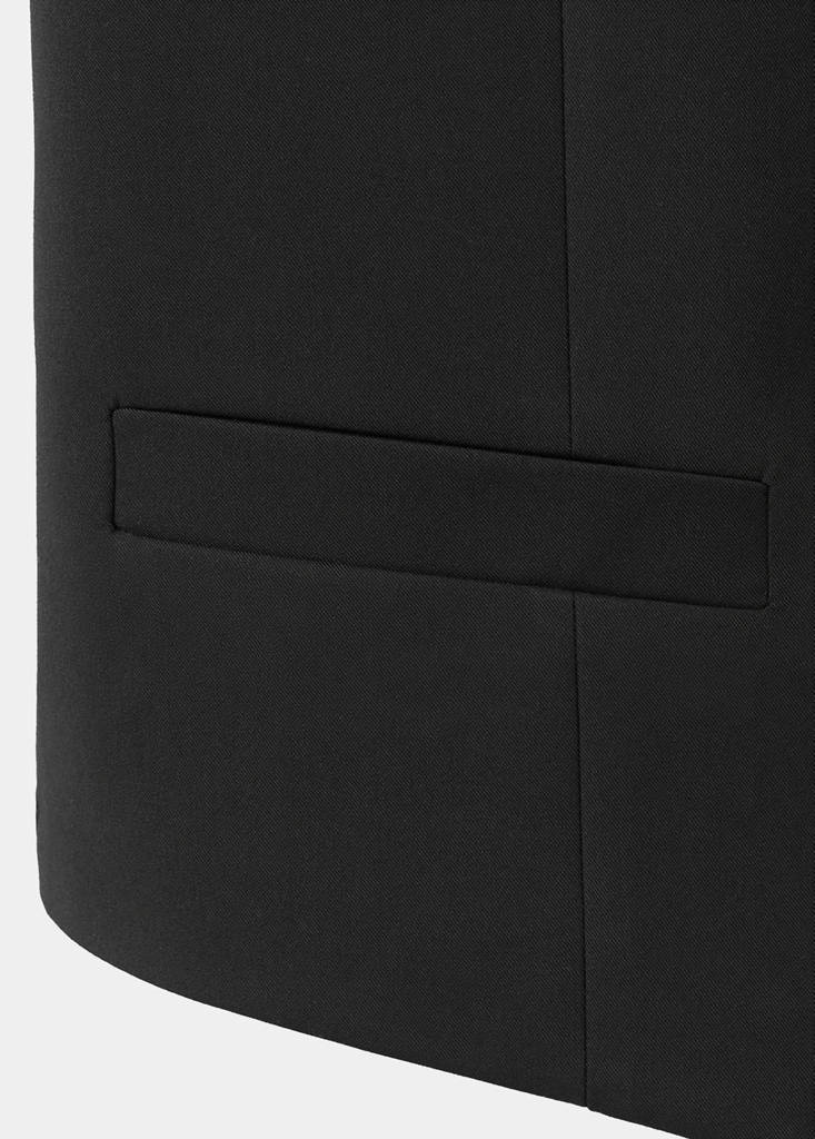 Paris slim fit suit gilet — Black