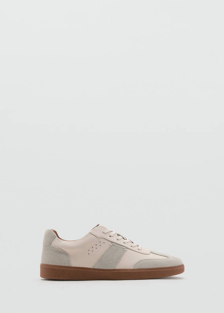 Combined leather sneaker - thumbnail 2