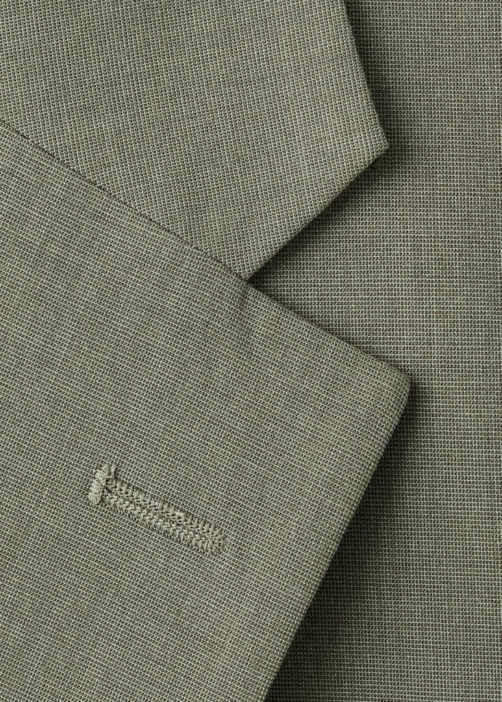 Milan slim-fit suit jacket — Green