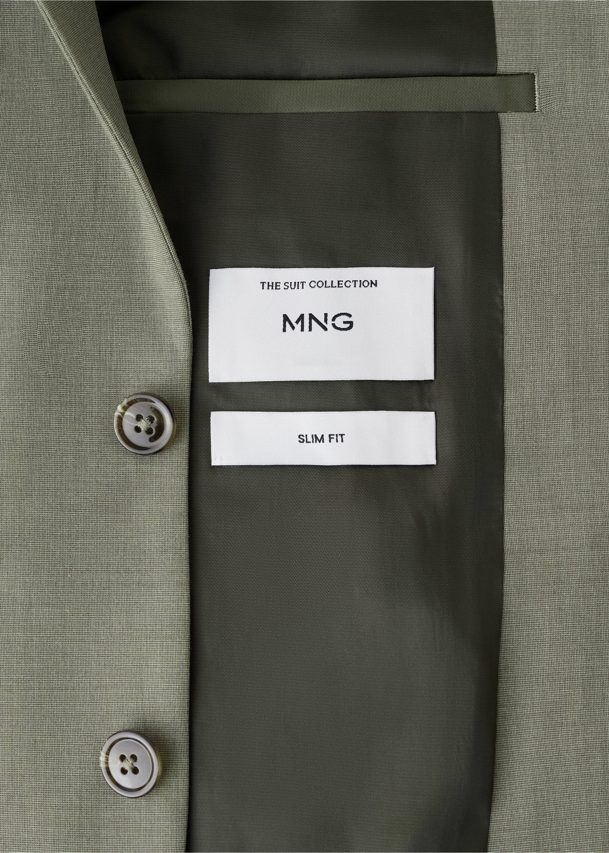 Americana traje Milán slim fit - Detalle del artículo 0, Verde. Ref: 37041359-00.