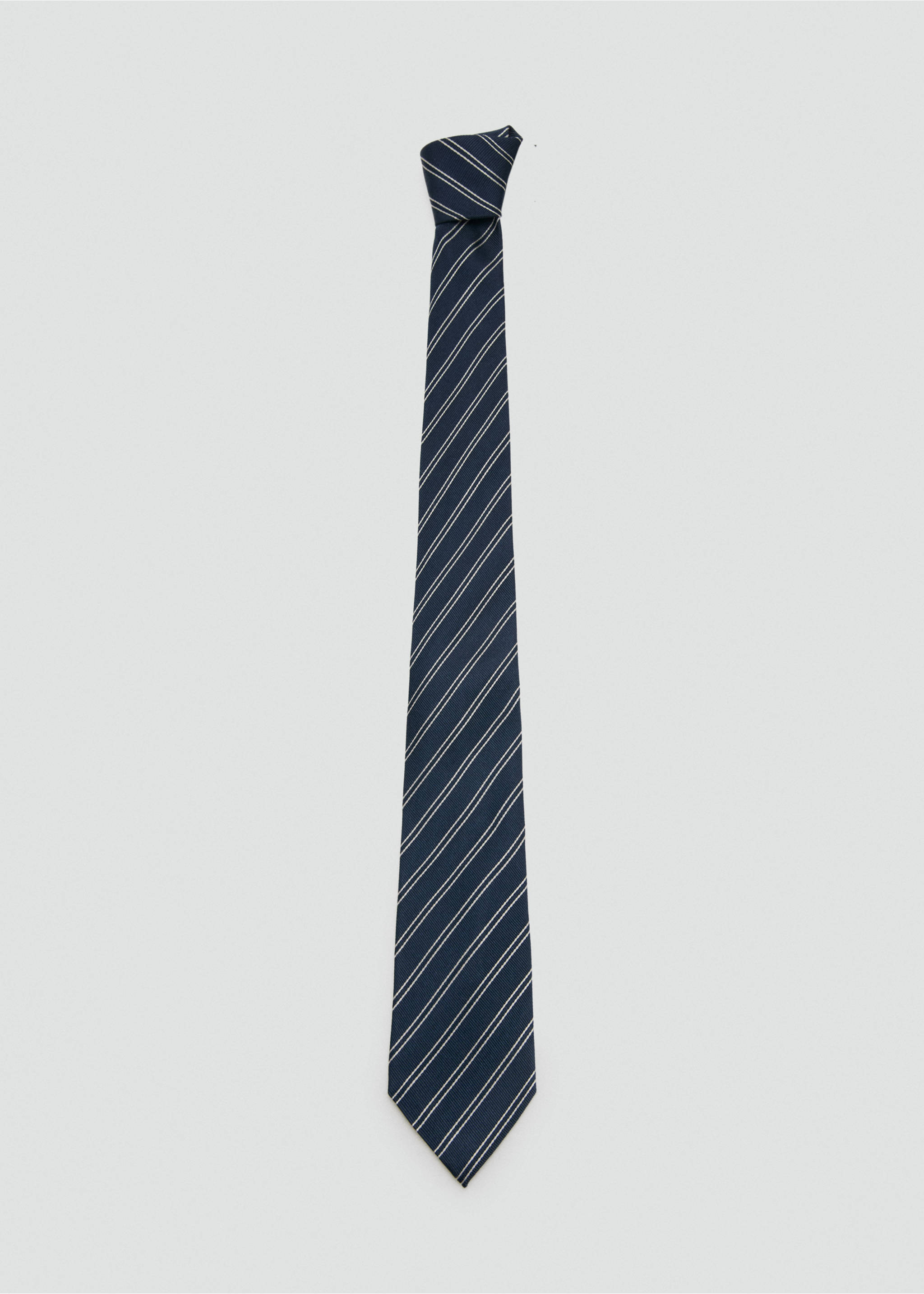 Corbata rayas combinadas - Artículo sin modelo, Azul marino. Ref: 37041360-00.
