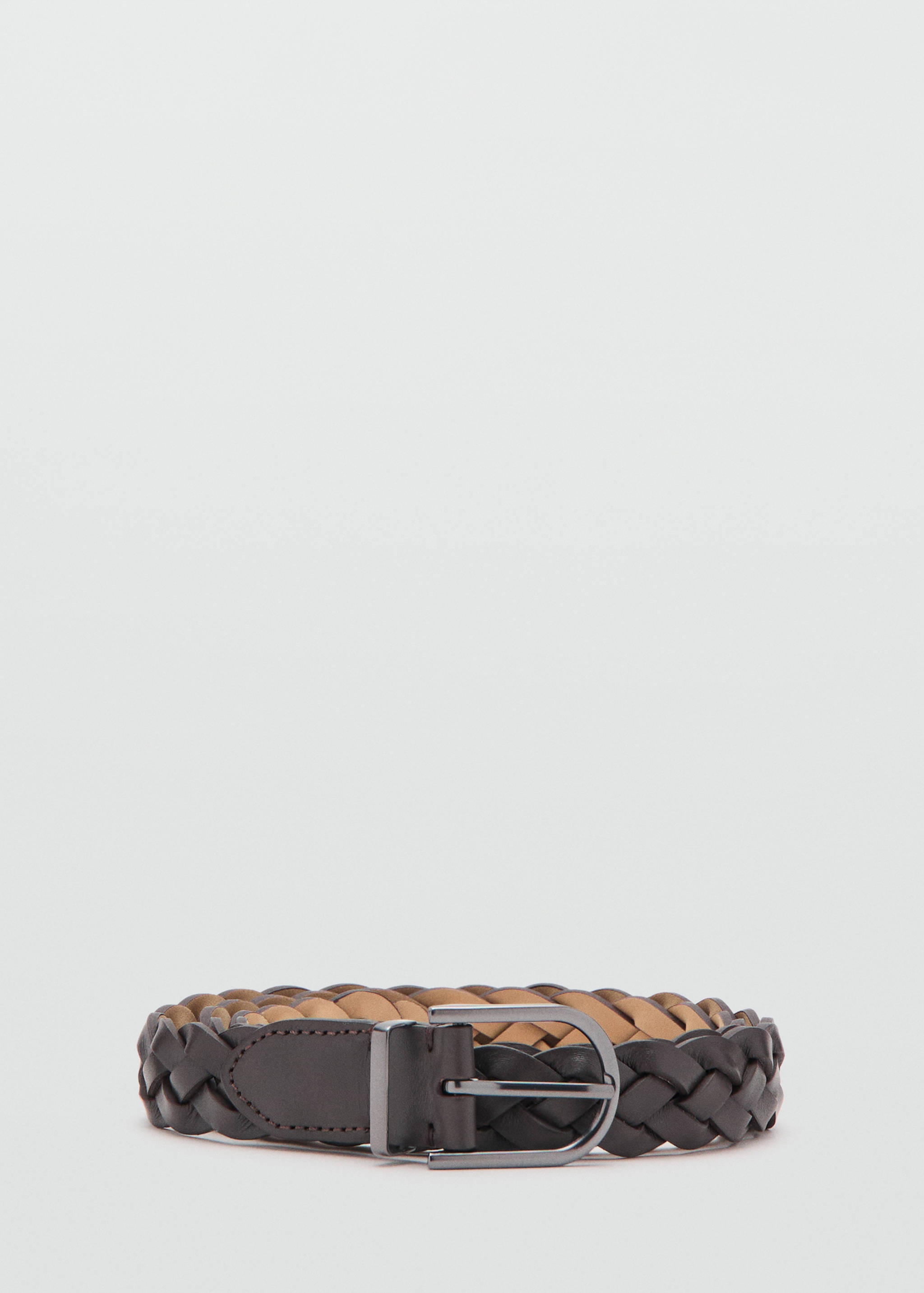 100% braided leather belt - Article without model